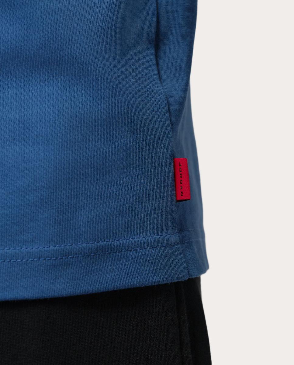 T-shirt de Homem Brooklyn Azul-3