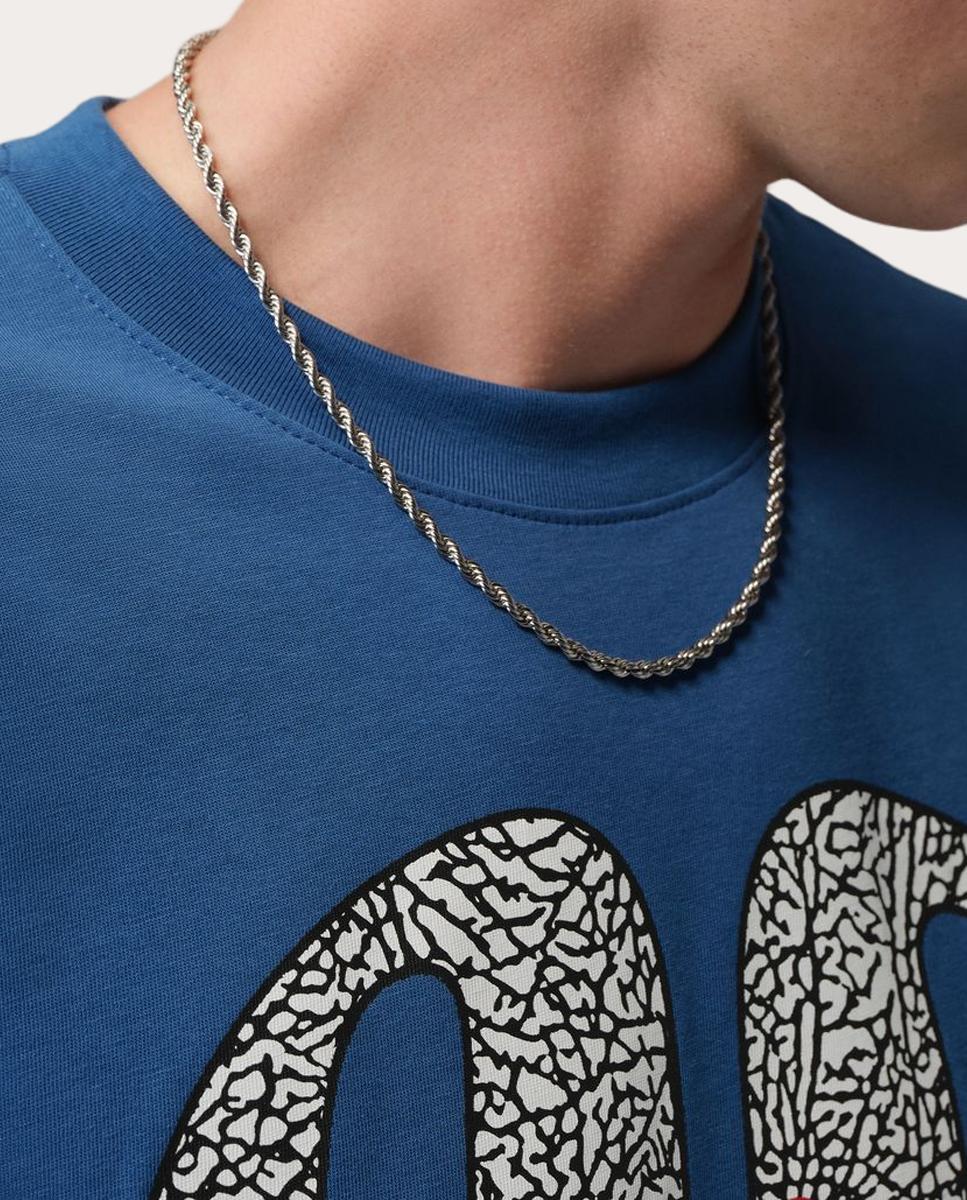 T-shirt de Homem Brooklyn Azul-5