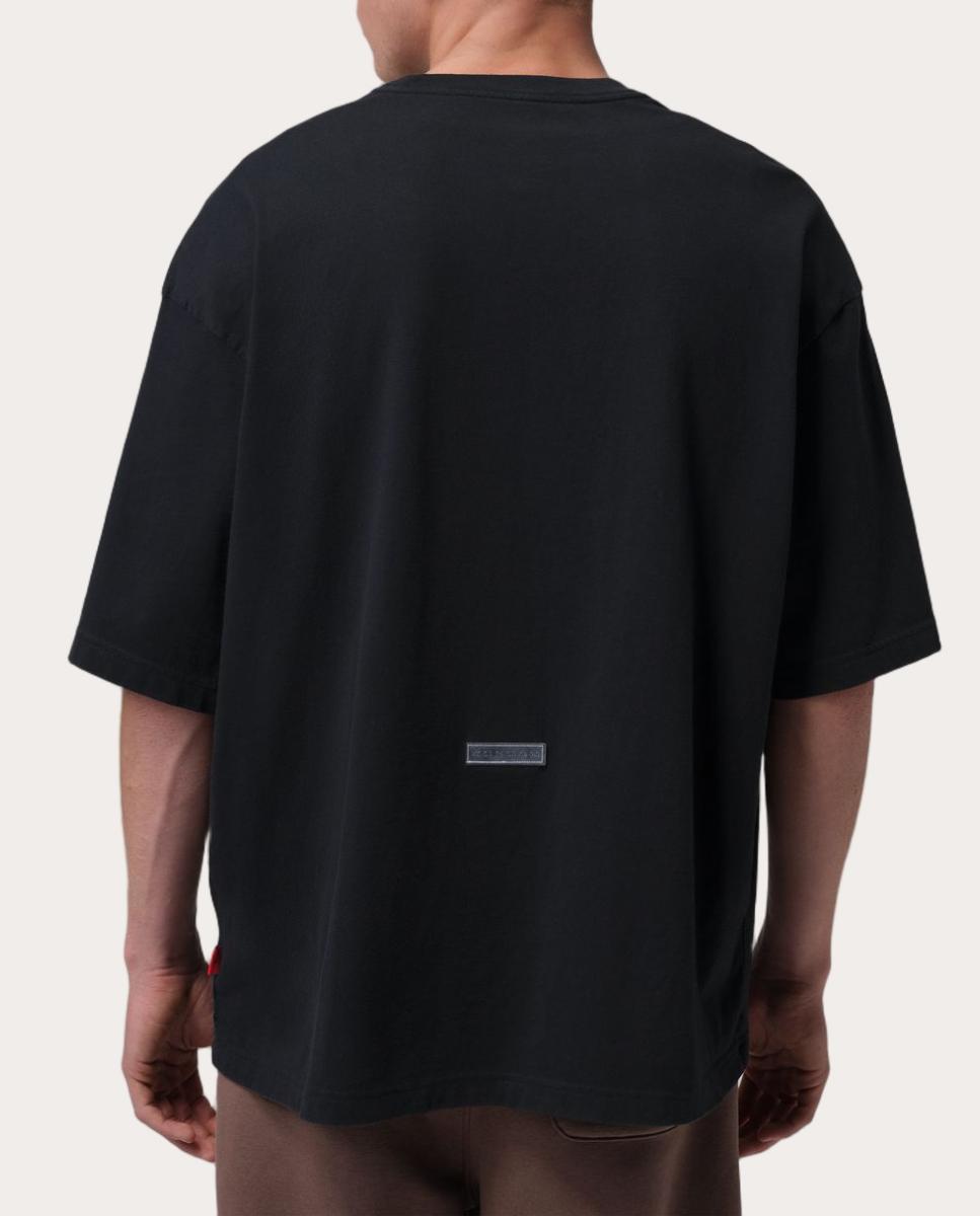 T-shirt de Homem Flight Preto-2