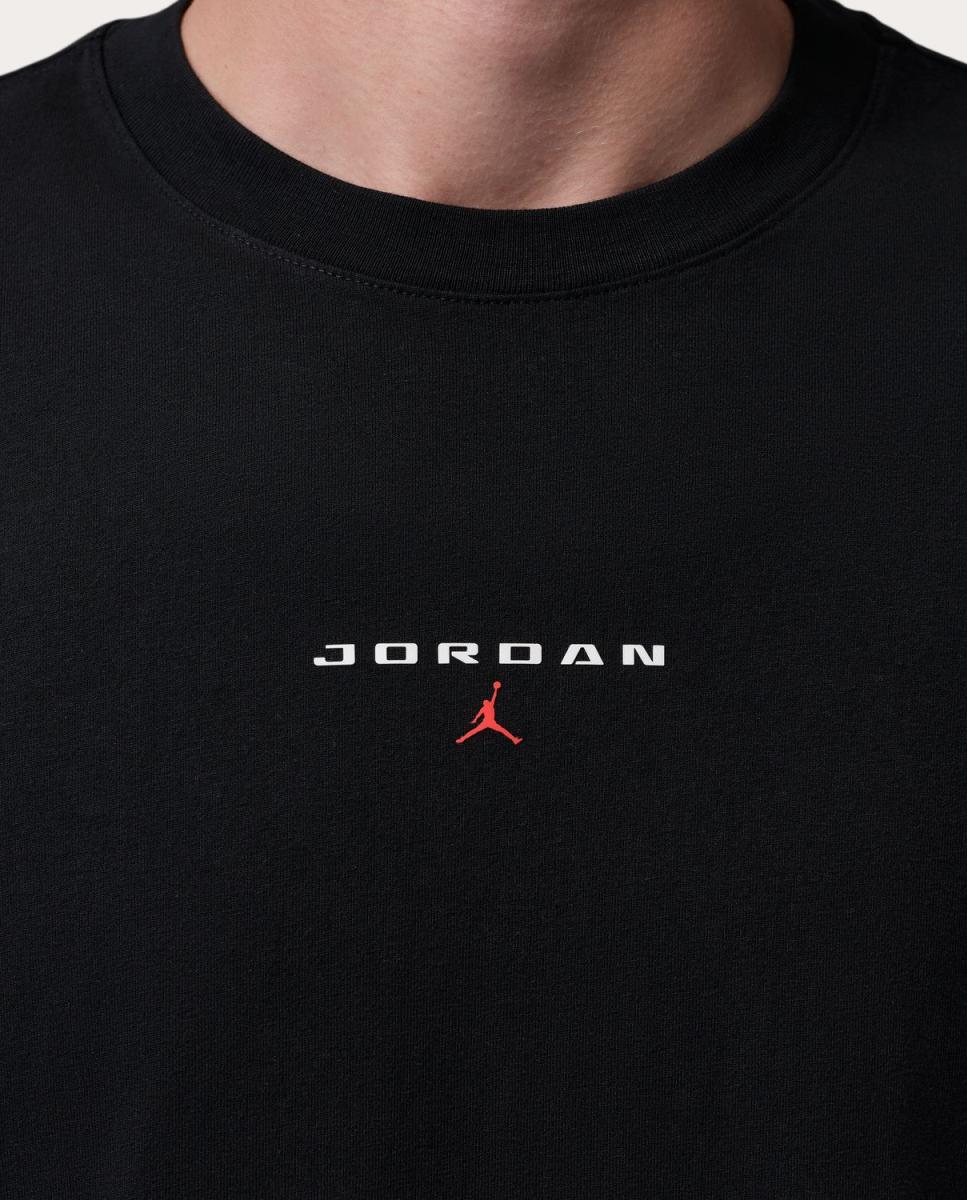 T-shirt de Homem Flight Preto-3