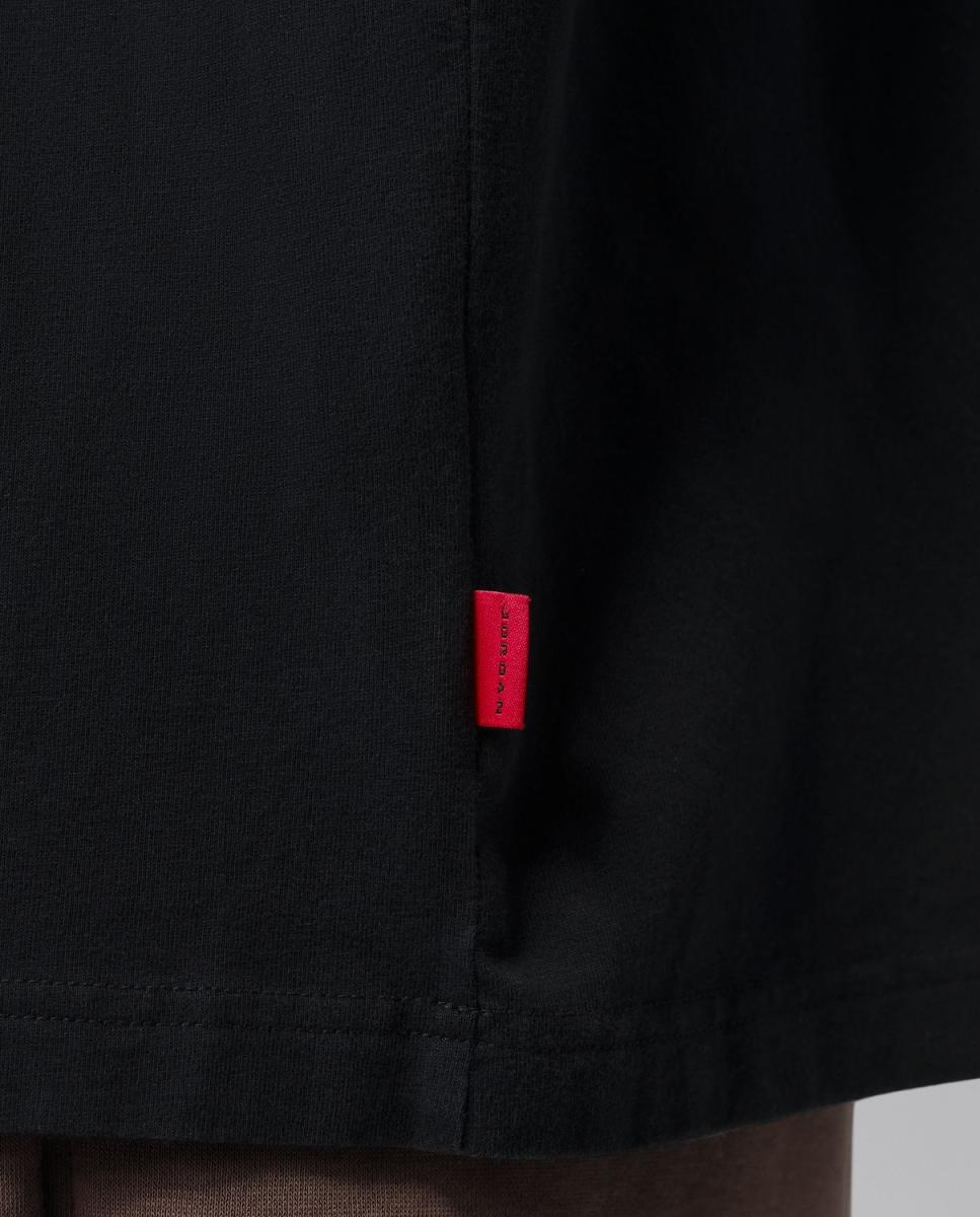 T-shirt de Homem Flight Preto-5