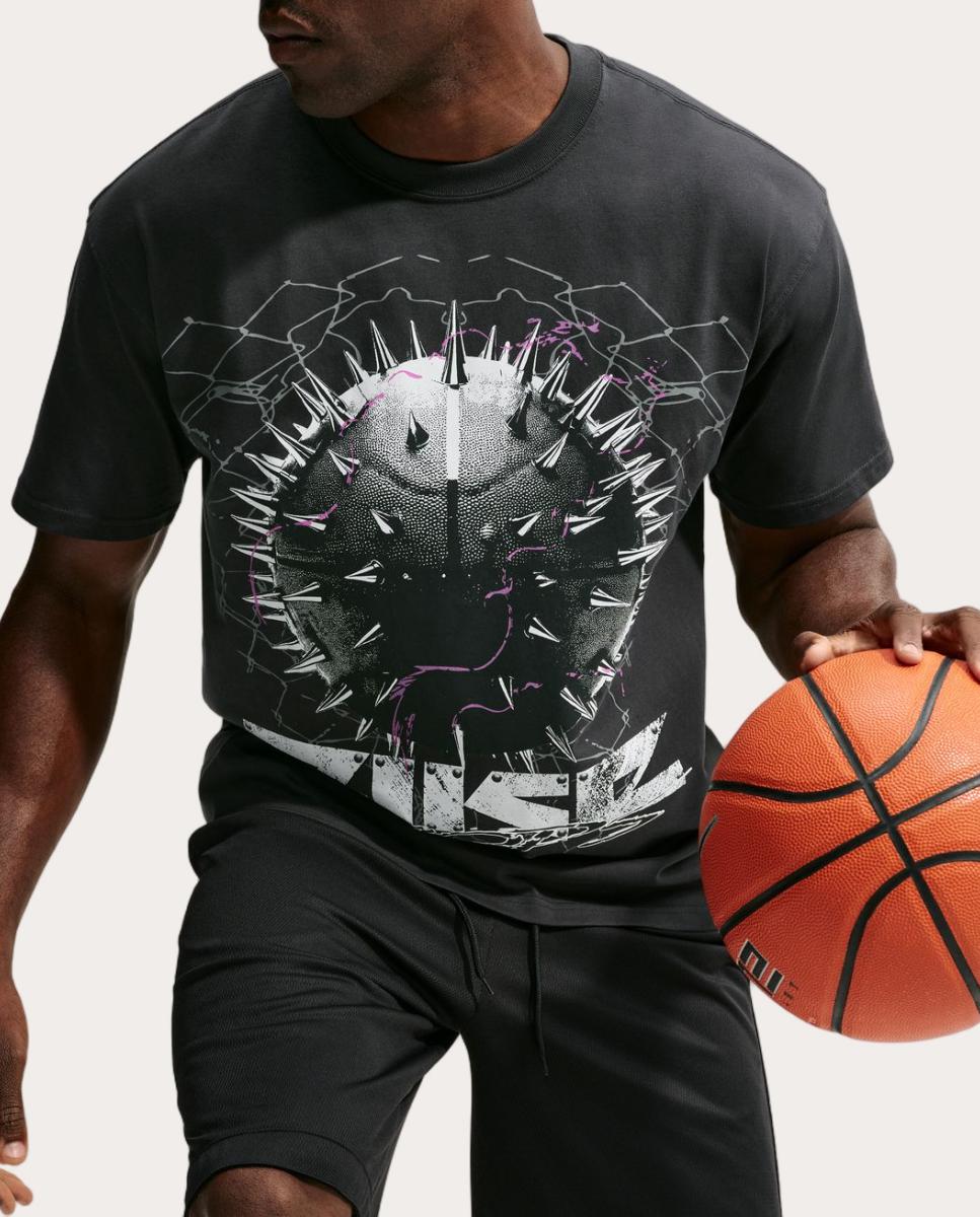 T-Shirt de Basquetebol de Homem Summit Nike Preto-4