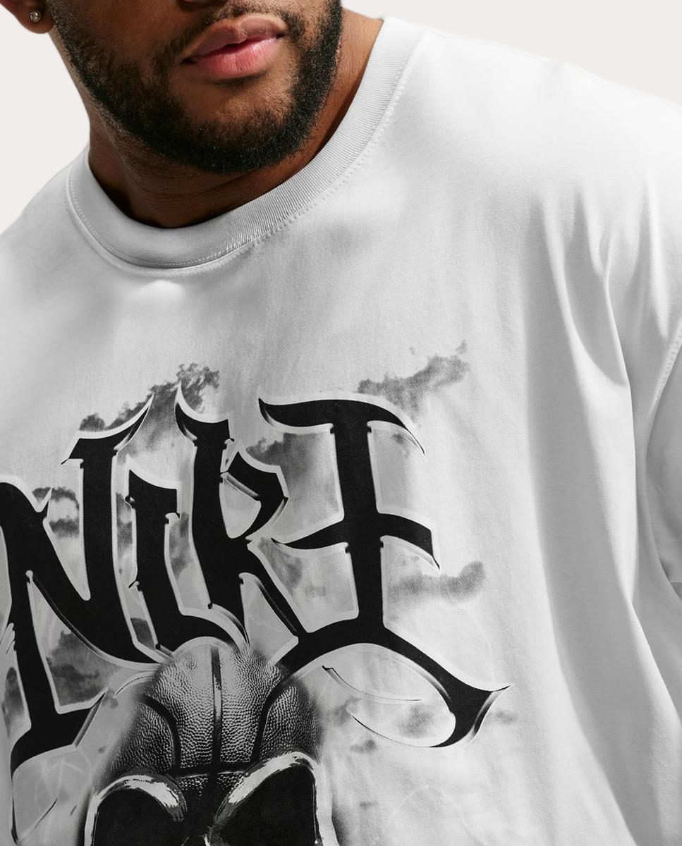 T-shirt de Basquetebol de Homem Summit Branco-2