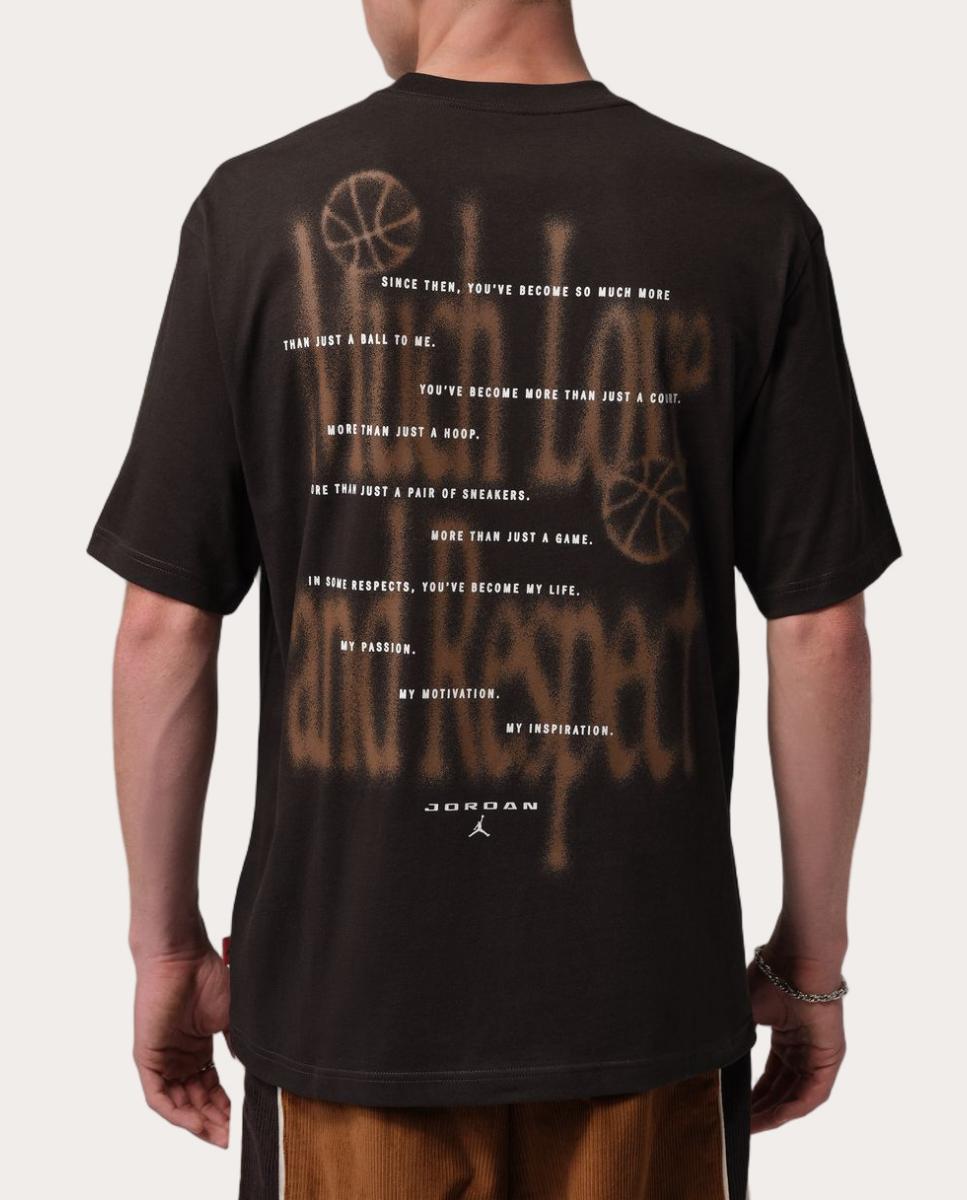 T-shirt de Homem Brooklyn Castanho-2