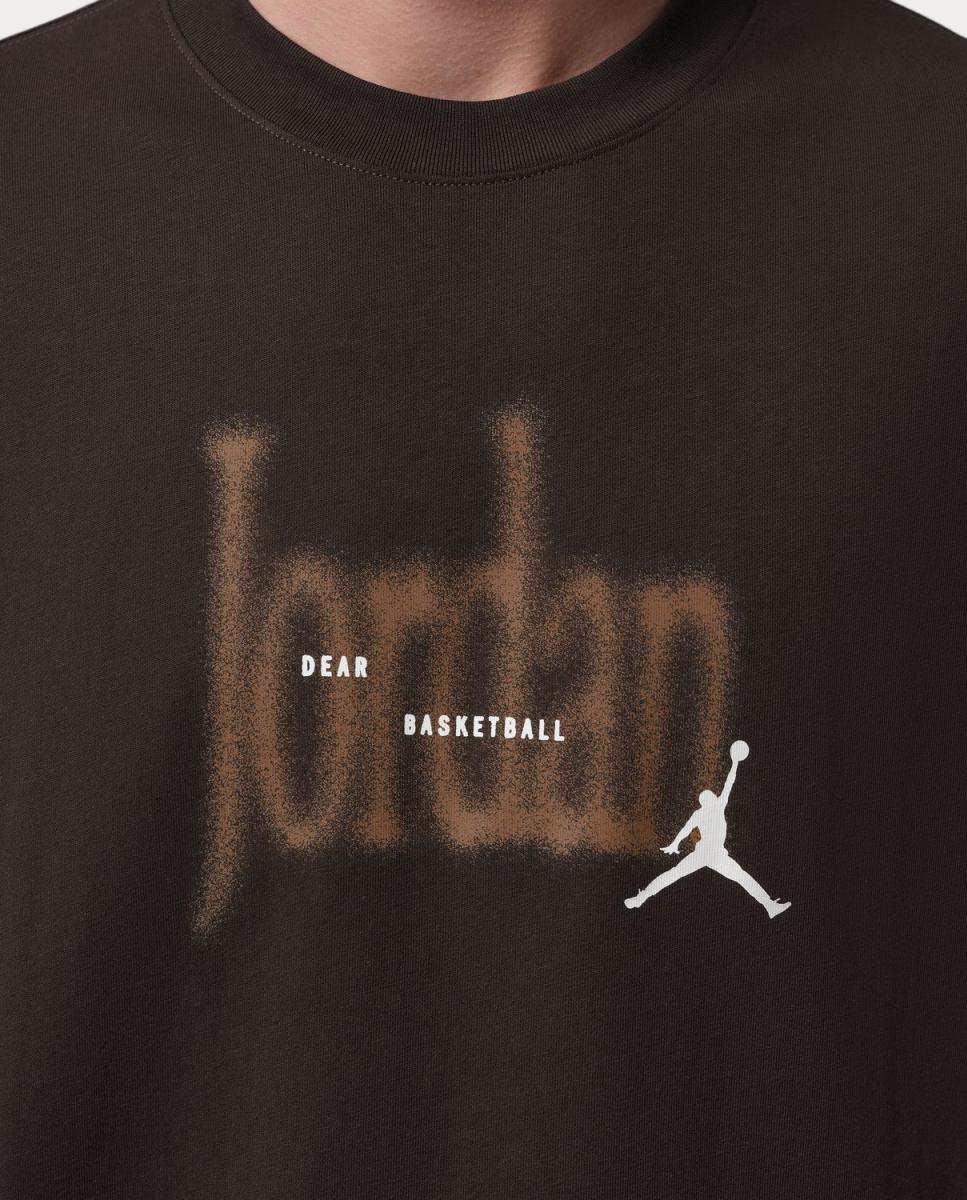 T-shirt de Homem Brooklyn Castanho-4