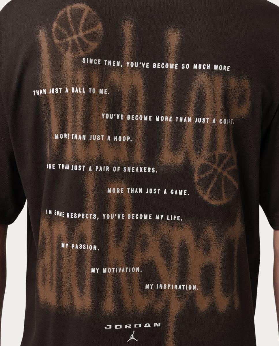 T-shirt de Homem Brooklyn Castanho-6