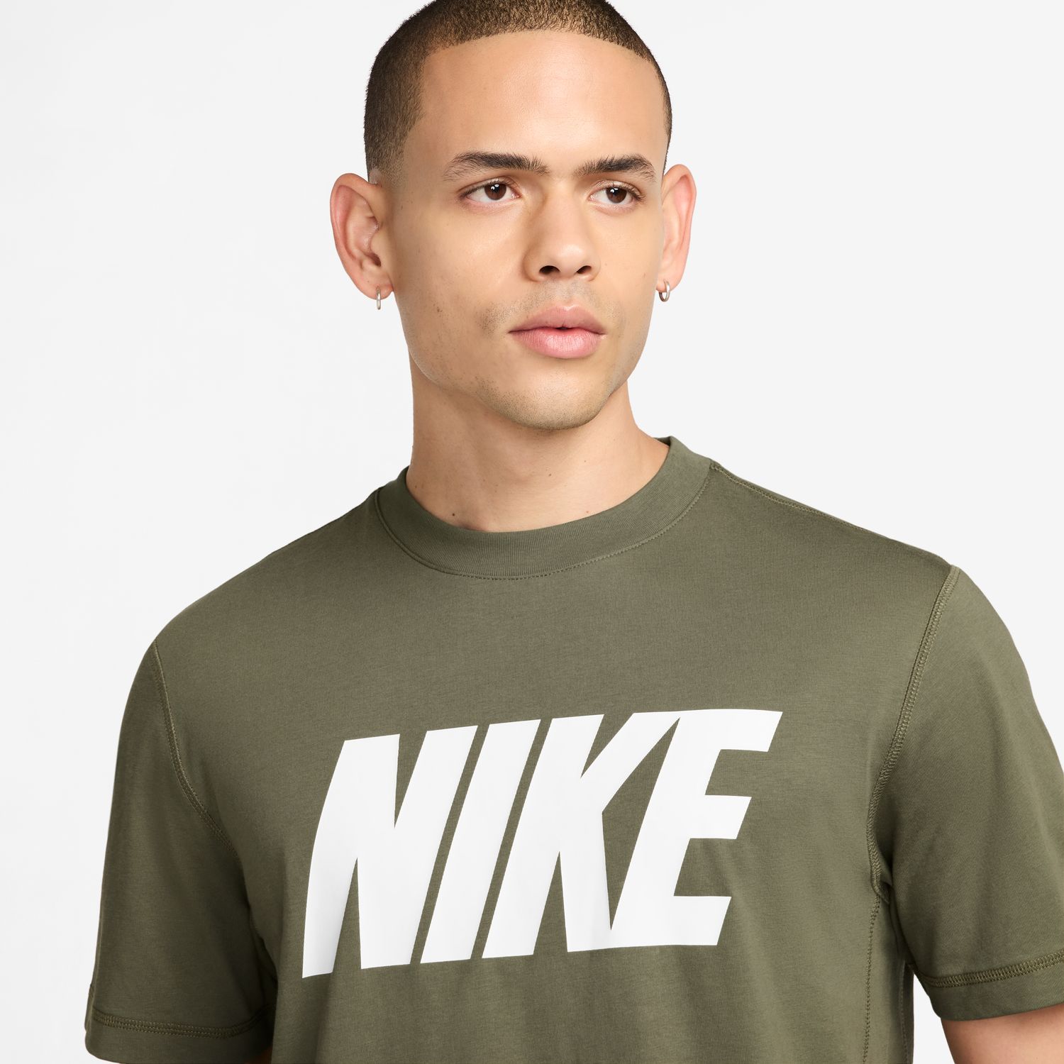 Camiseta de hombre M Nk Club Varsity SS Lifestyle Nike - Marrón Marrón-3