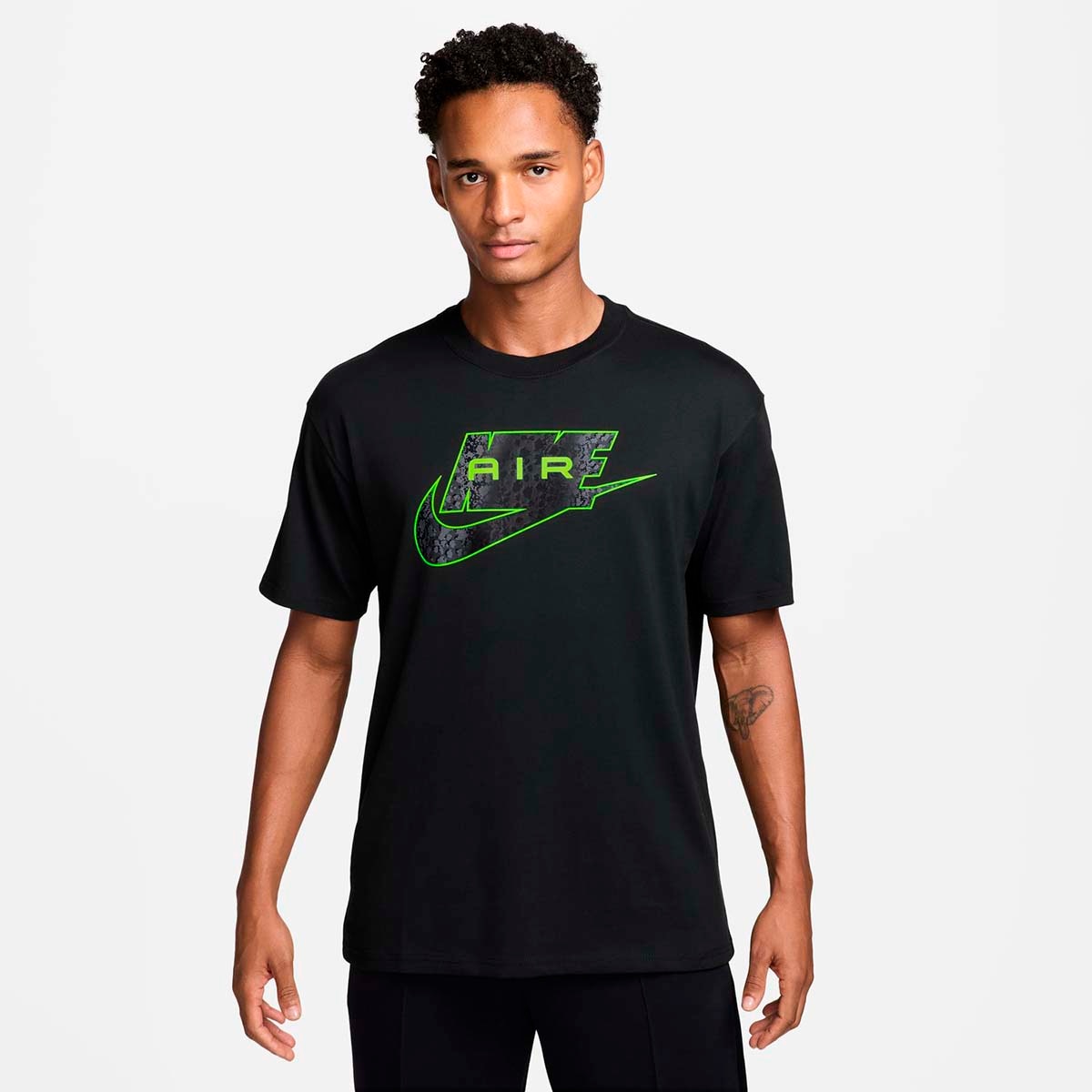 Camiseta de hombre M Nsw Tee Lse Nike Air Aop Nike - Negro Negro-1