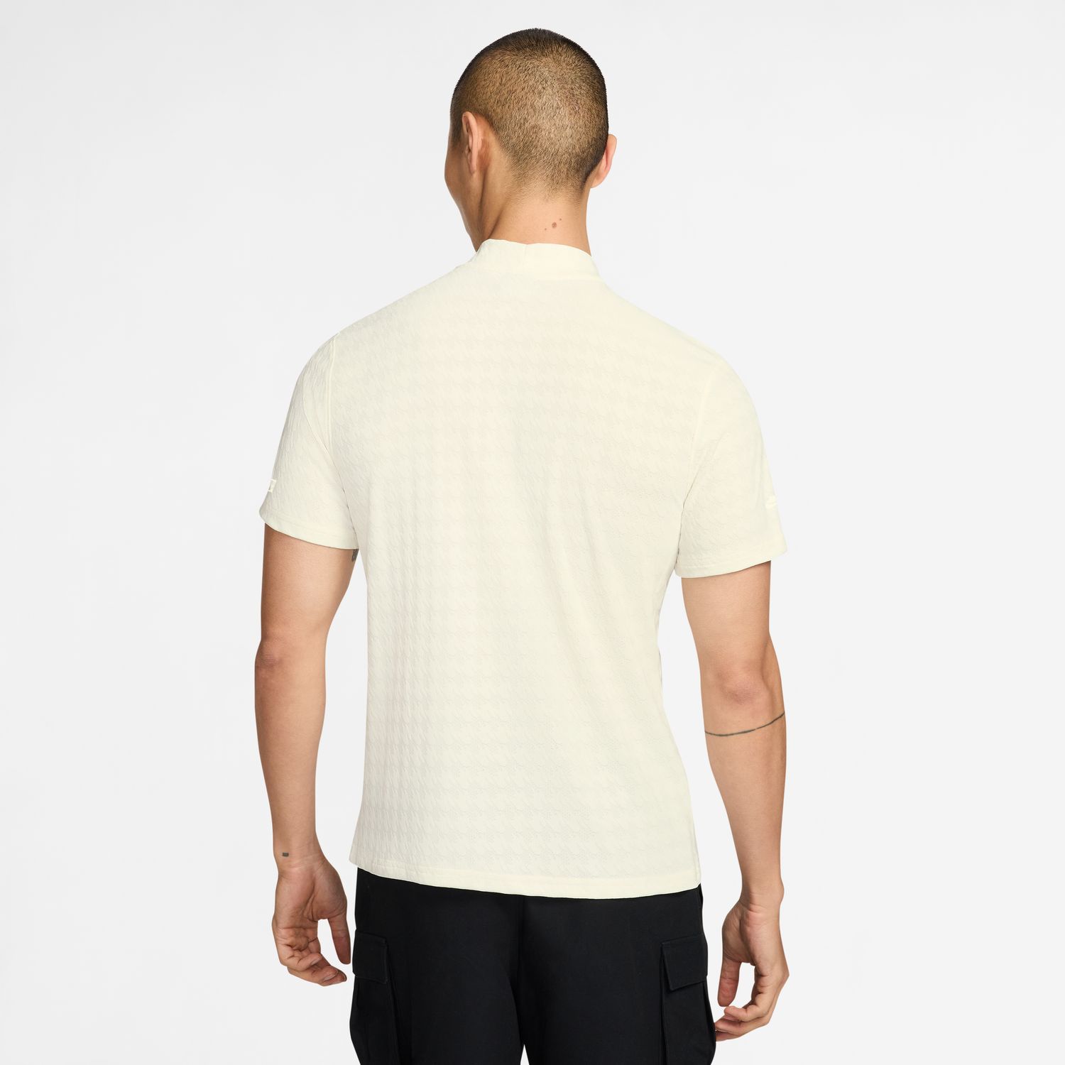 T-shirt de Homem M Nk Club Rules Magna SS Mock Branco-2