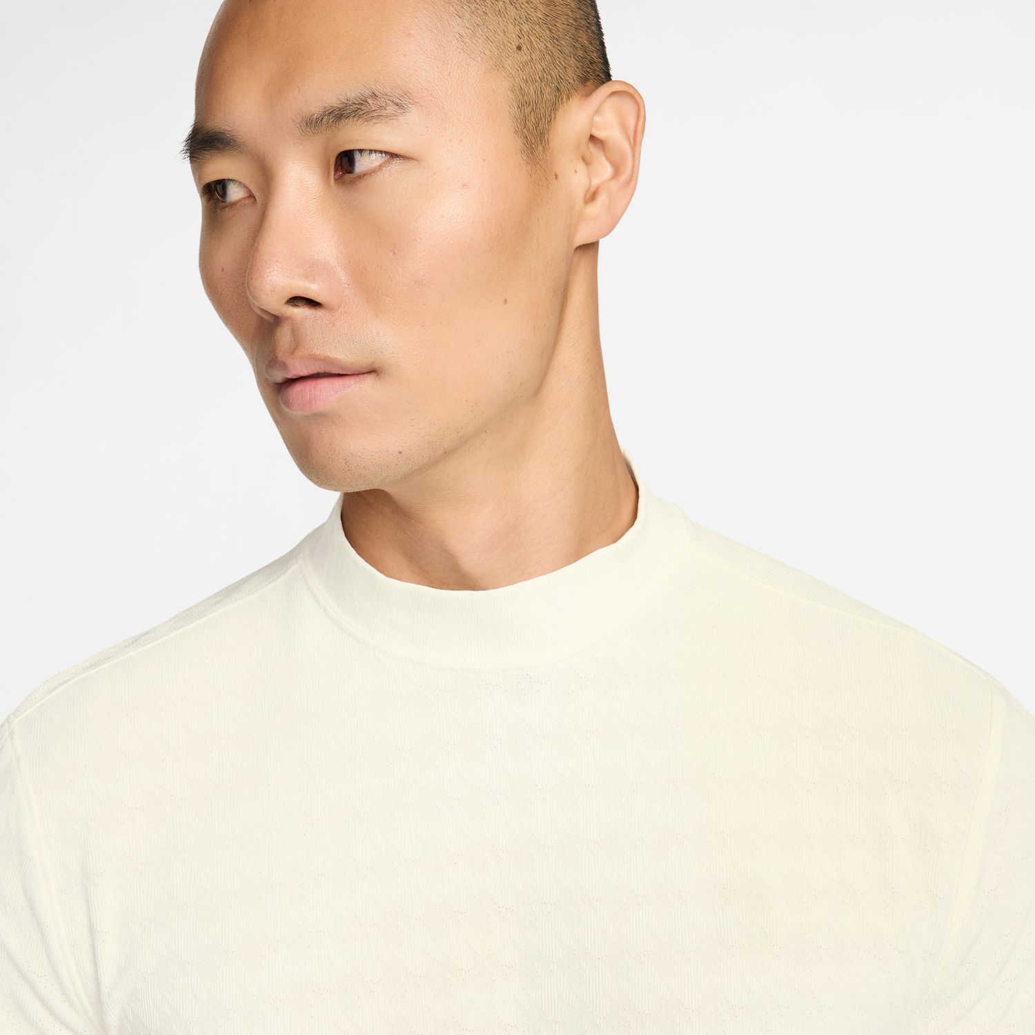 T-shirt de Homem M Nk Club Rules Magna SS Mock Branco-3