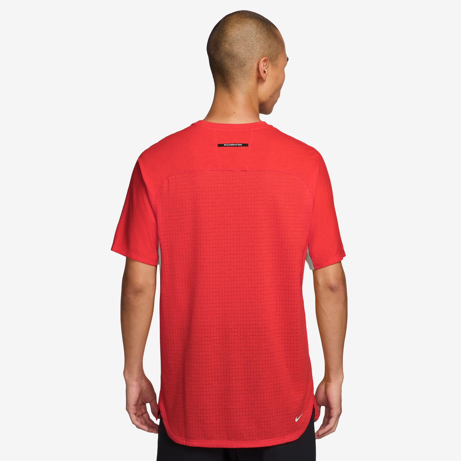T-shirt de Homem M ACG Dfadv Solar Chase SS Vermelho-2
