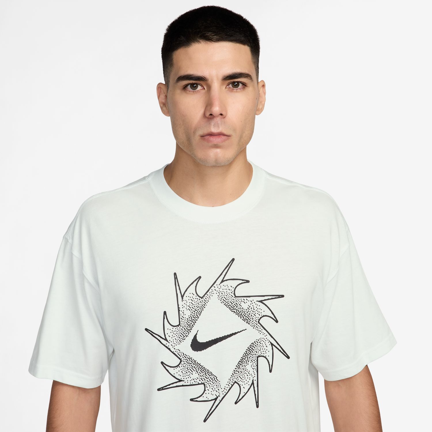 T-shirt de Homem U Nsw Tee Lse Swoosh Branco-3