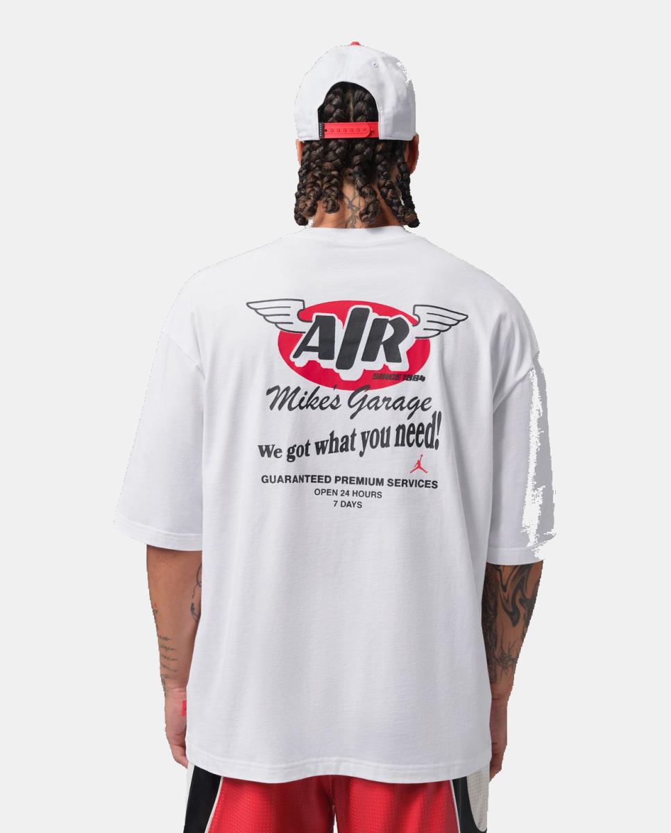 T-shirt de Homem Garage 85 Crew Branco-2