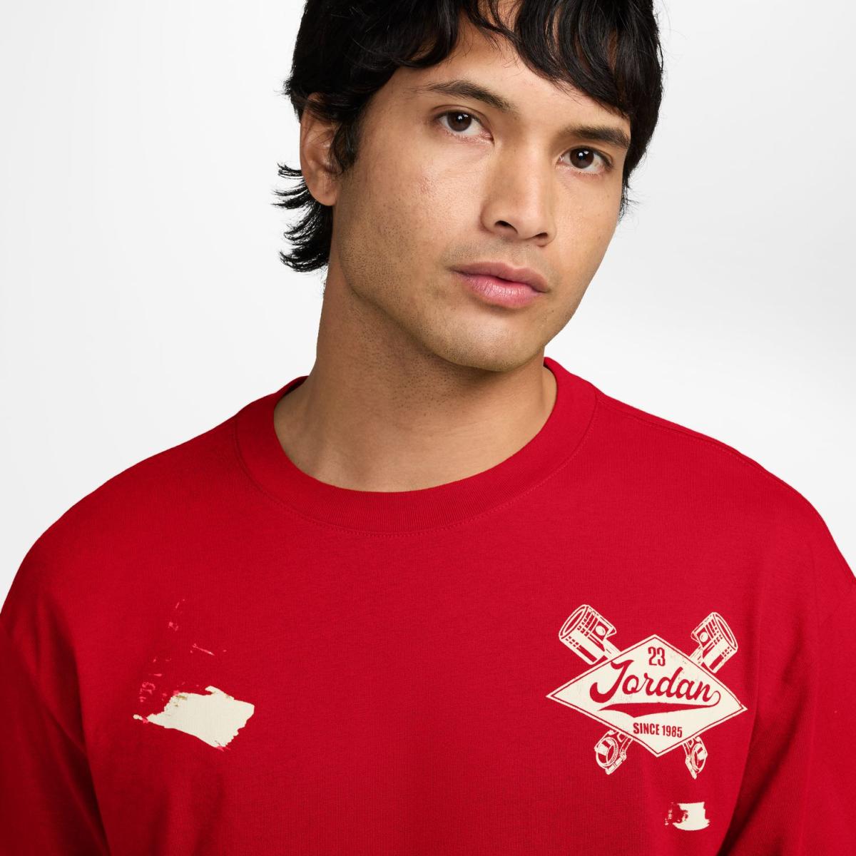 T-shirt de Homem Brooklyn Graphic Shop Vermelho-2