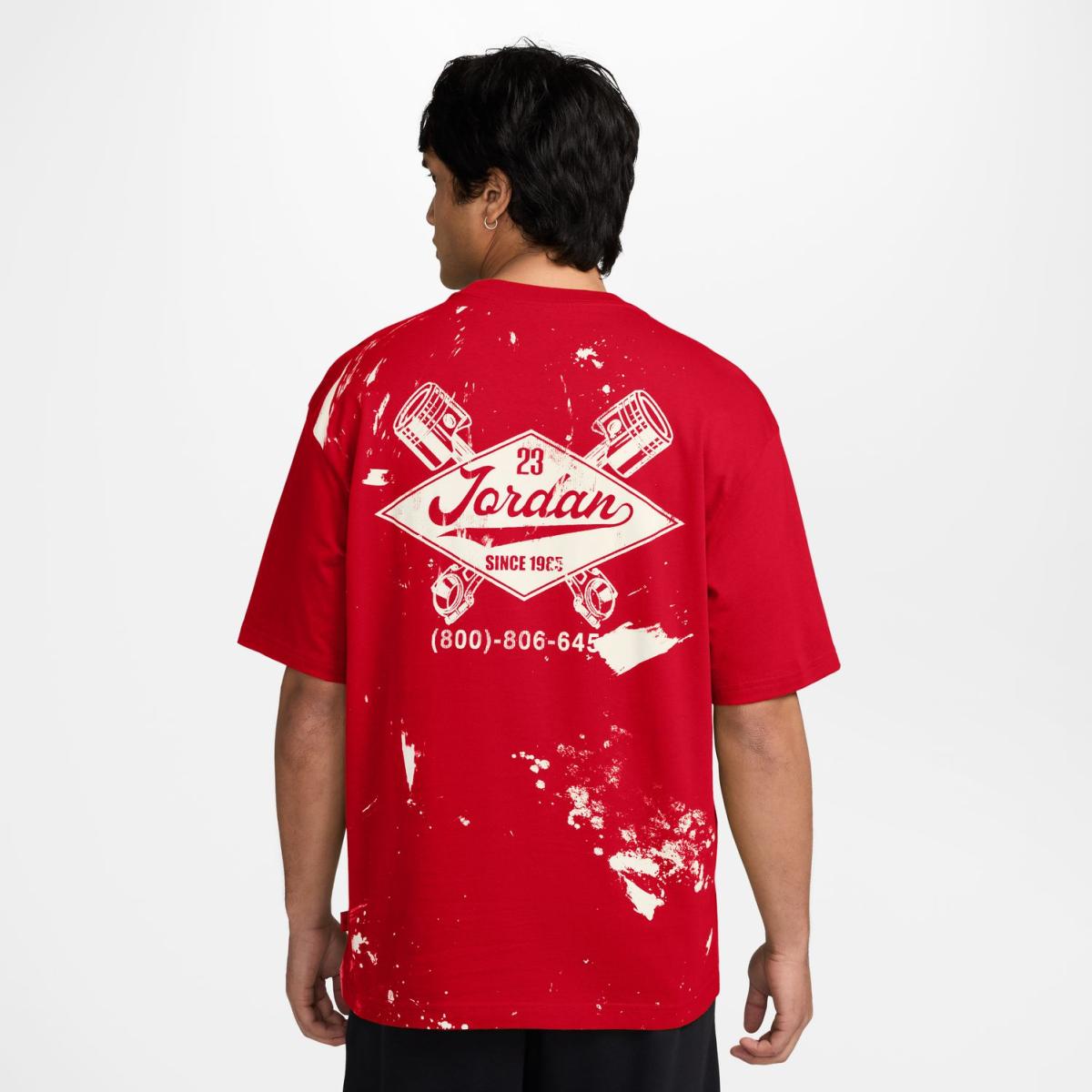 T-shirt de Homem Brooklyn Graphic Shop Vermelho-3