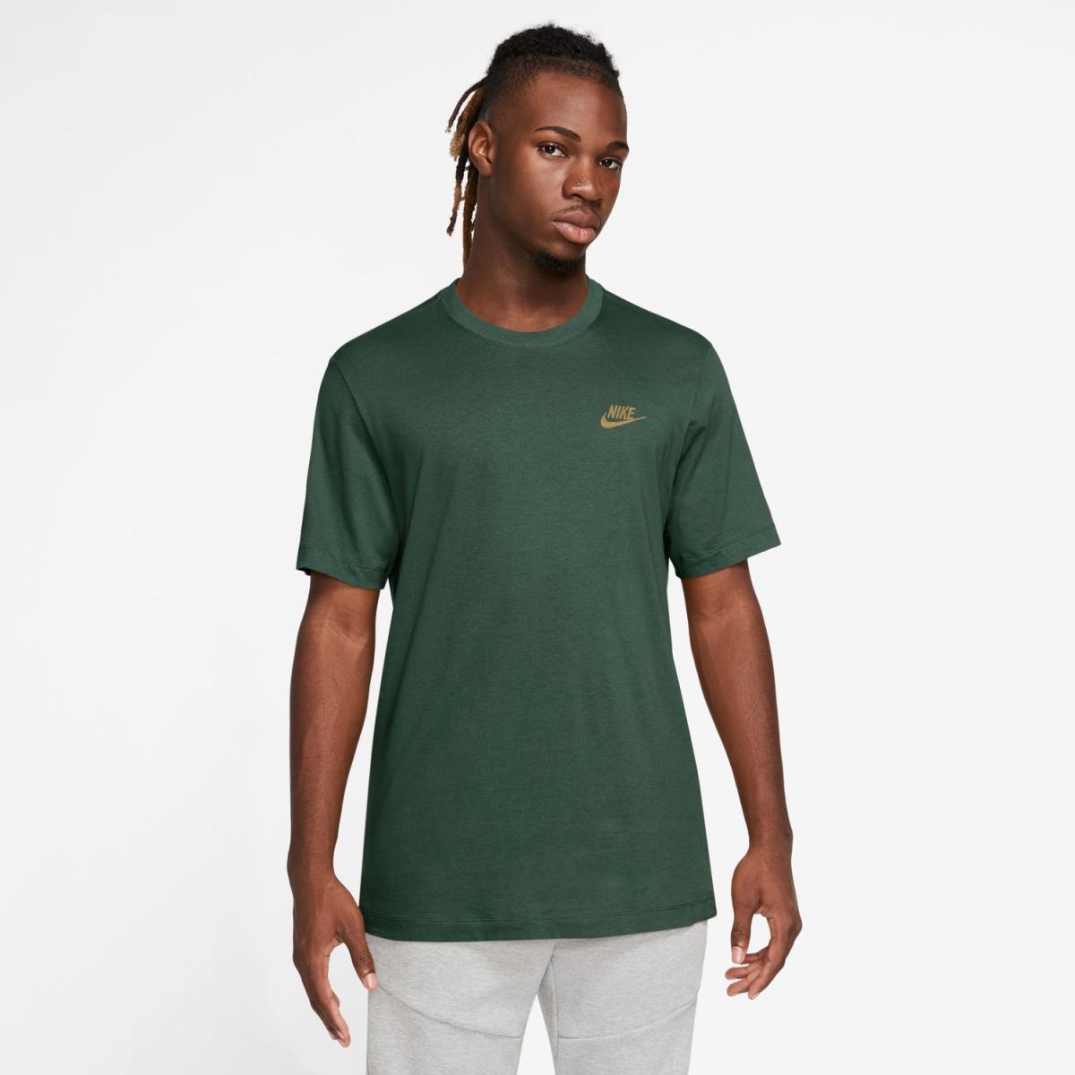 Camiseta de hombre Sportswear Club Nike - Verde / Amarillo Verde / Amarillo-1