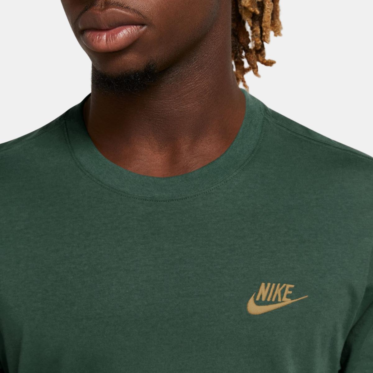 Camiseta de hombre Sportswear Club Nike - Verde / Amarillo Verde / Amarillo-2