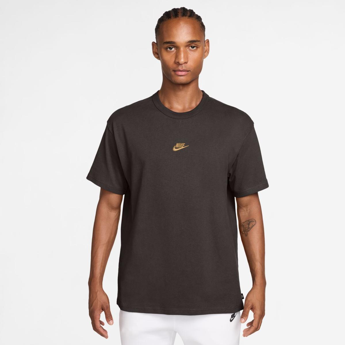Camiseta de hombre Sportswear Premium Essentials Nike - Marrón oscuro Marrón oscuro-1