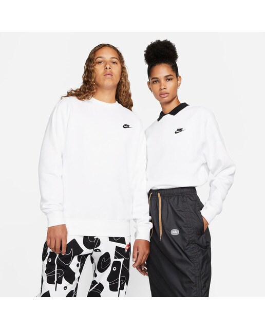 Sweatshirt de homem Sportswear Club Fleece Nike Branco / Preto-5