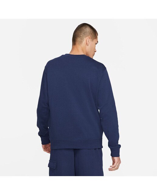 Sweatshirt de homem Sportswear Club Nike Azul-marinho-2