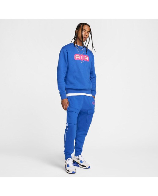 T-shirt de homem Air Nike Azul-4