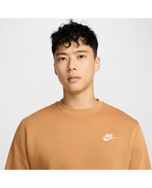 Sweatshirt de homem Sportswear Club Fleece Nike Argila-3