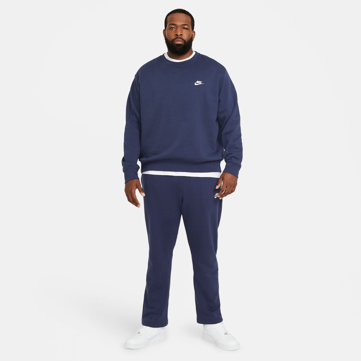Sweatshirt de homem Sportswear Club Fleece Nike Azul-18