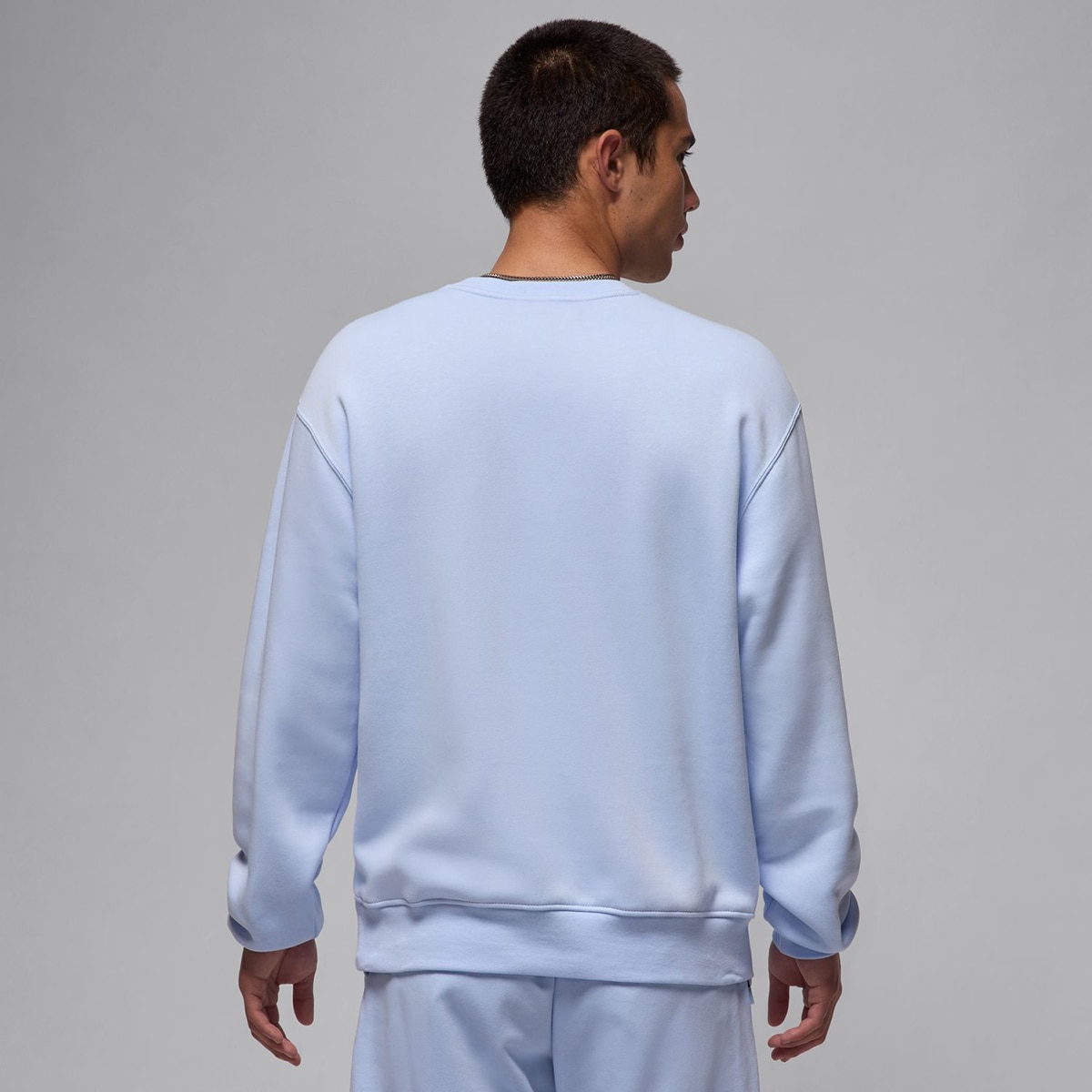 Sweatshirt de Homem Brooklyn Fleece Crew Azul-2