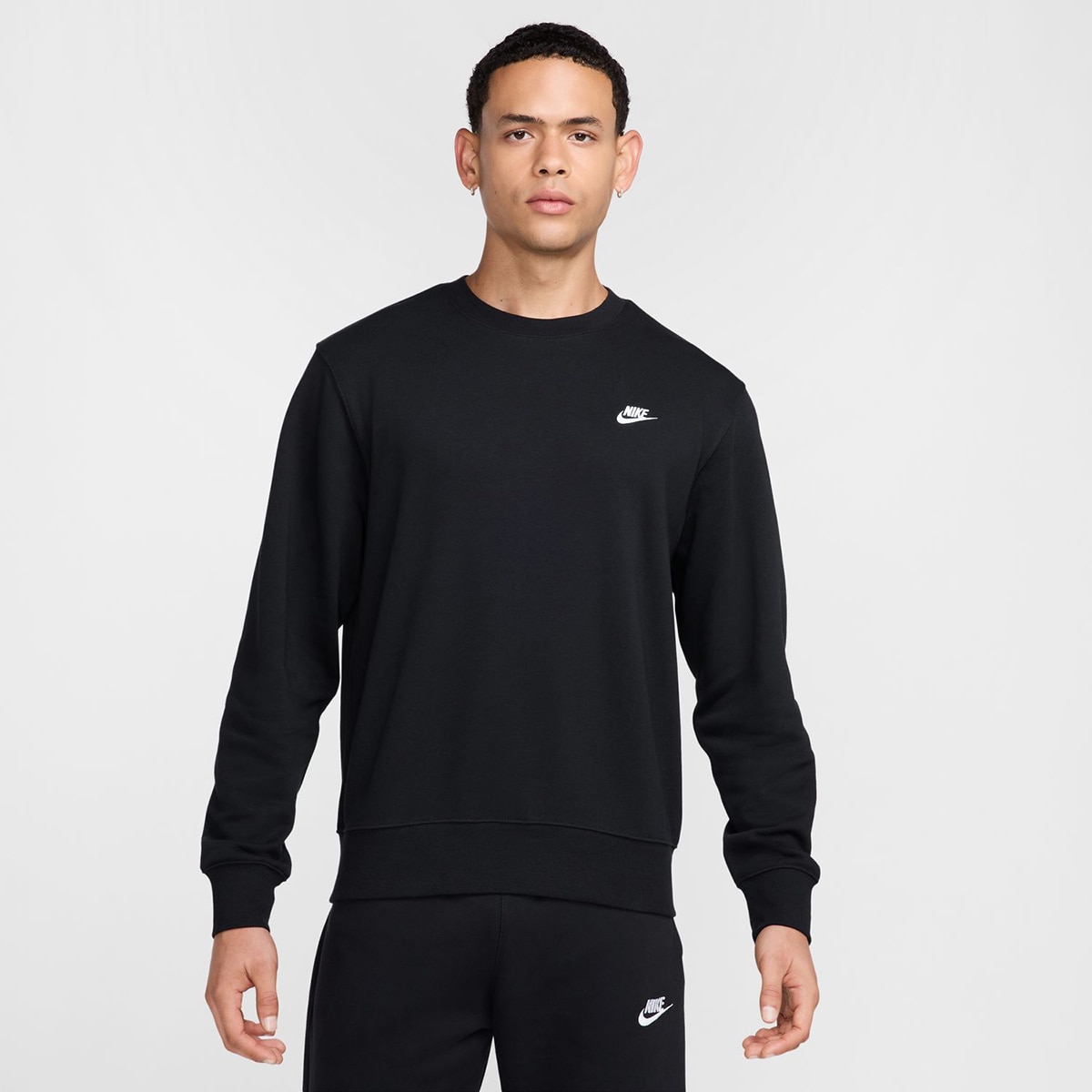 Sweatshirt de Homem Club Ft Crew Preto-1