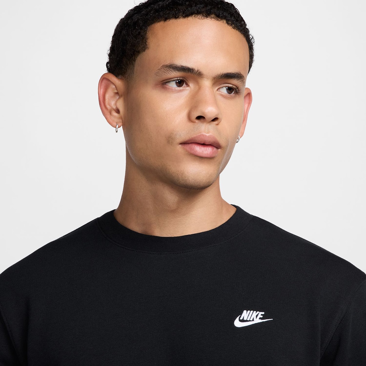 Sweatshirt de Homem Club Ft Crew Preto-3