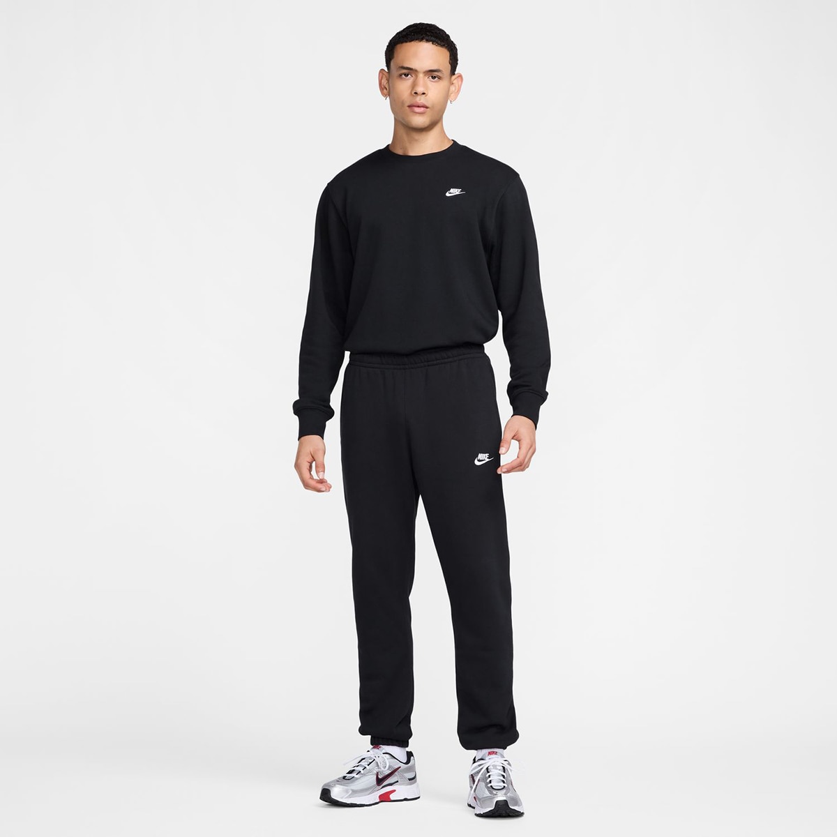 Sweatshirt de Homem Club Ft Crew Preto-4