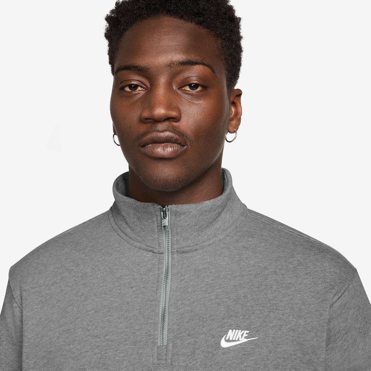 T-shirt de homem Sportswear Club Nike Cinzento-3