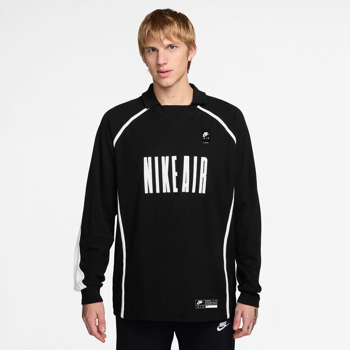 T-shirt de homem Air Nike Preto-1