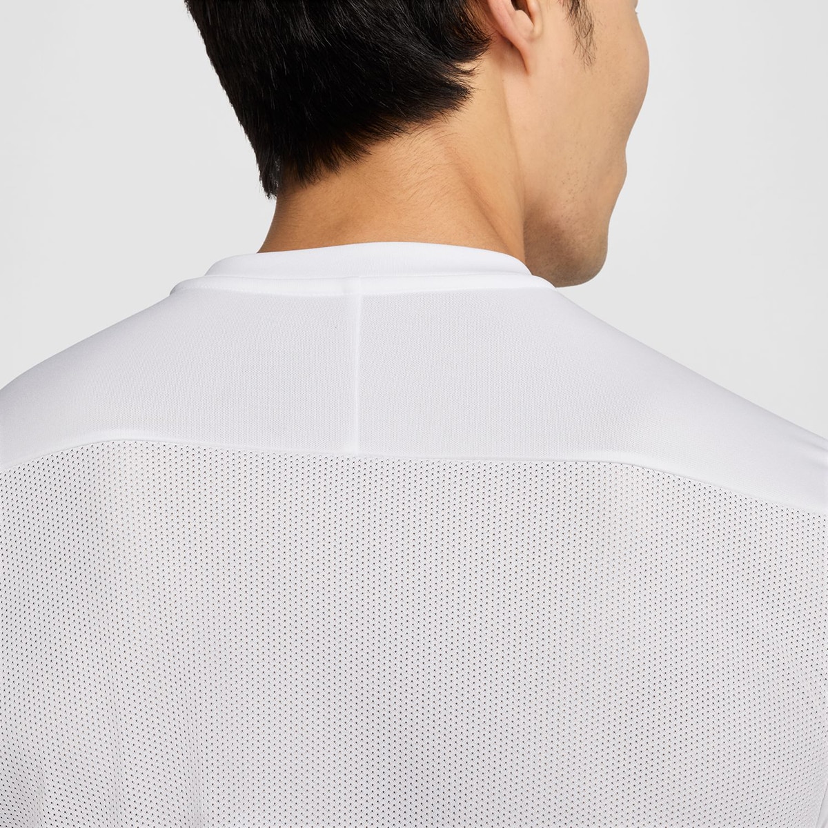 T-shirt de Futebol de Manga Curta Dri-FIT de Homem Branco-3
