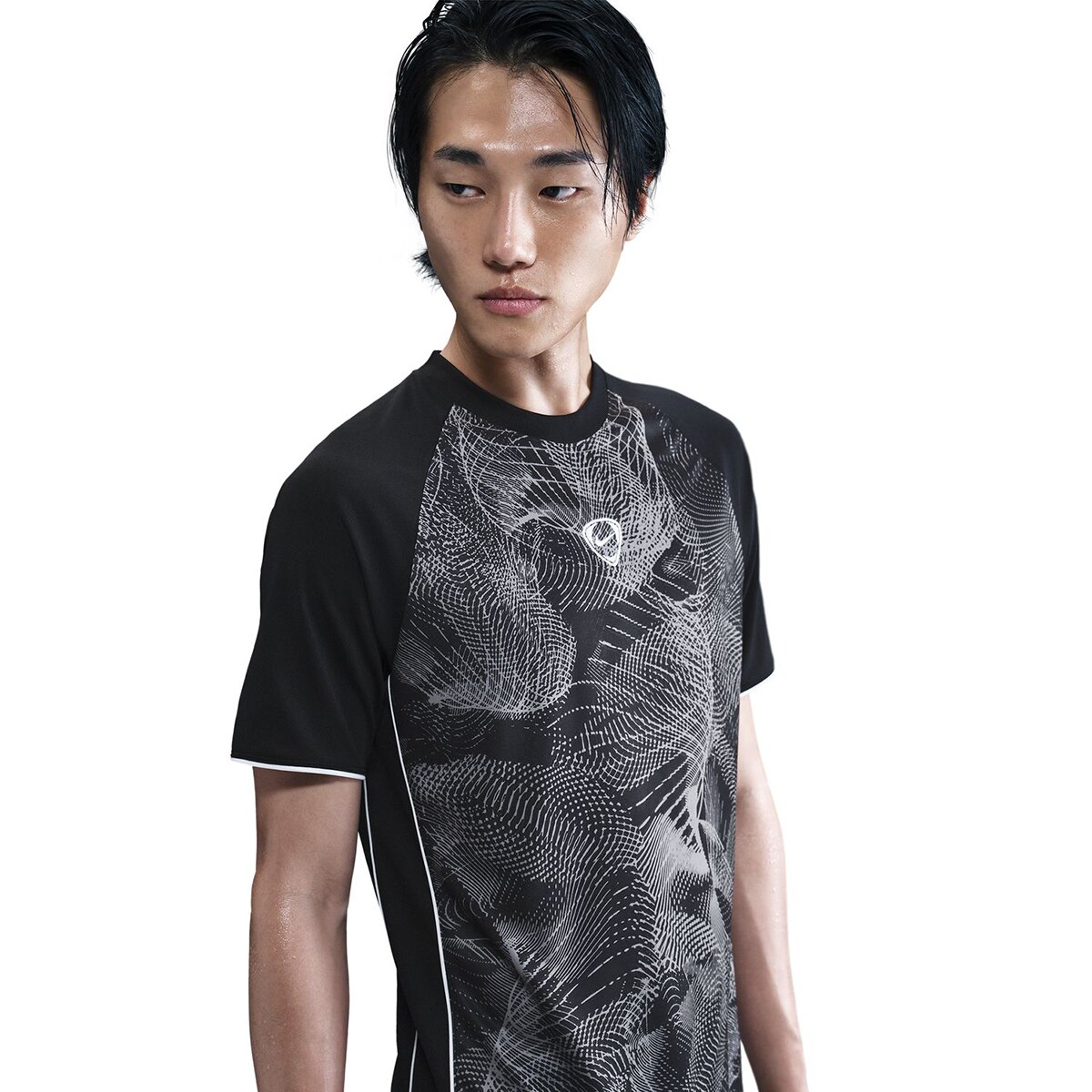 T-shirt de Homem Dri-FIT Academy+ Cinzento-3