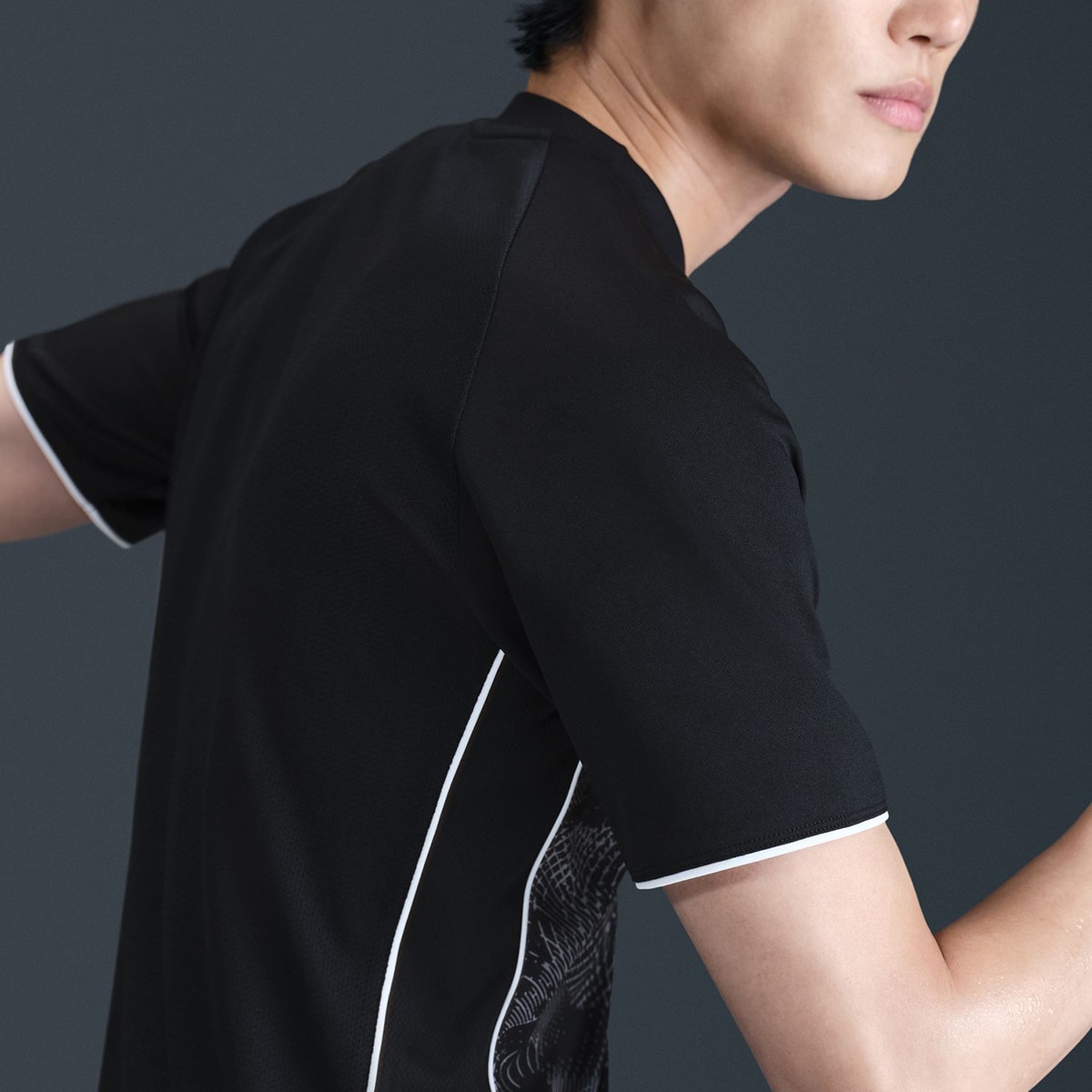 T-shirt de Homem Dri-FIT Academy+ Cinzento-5