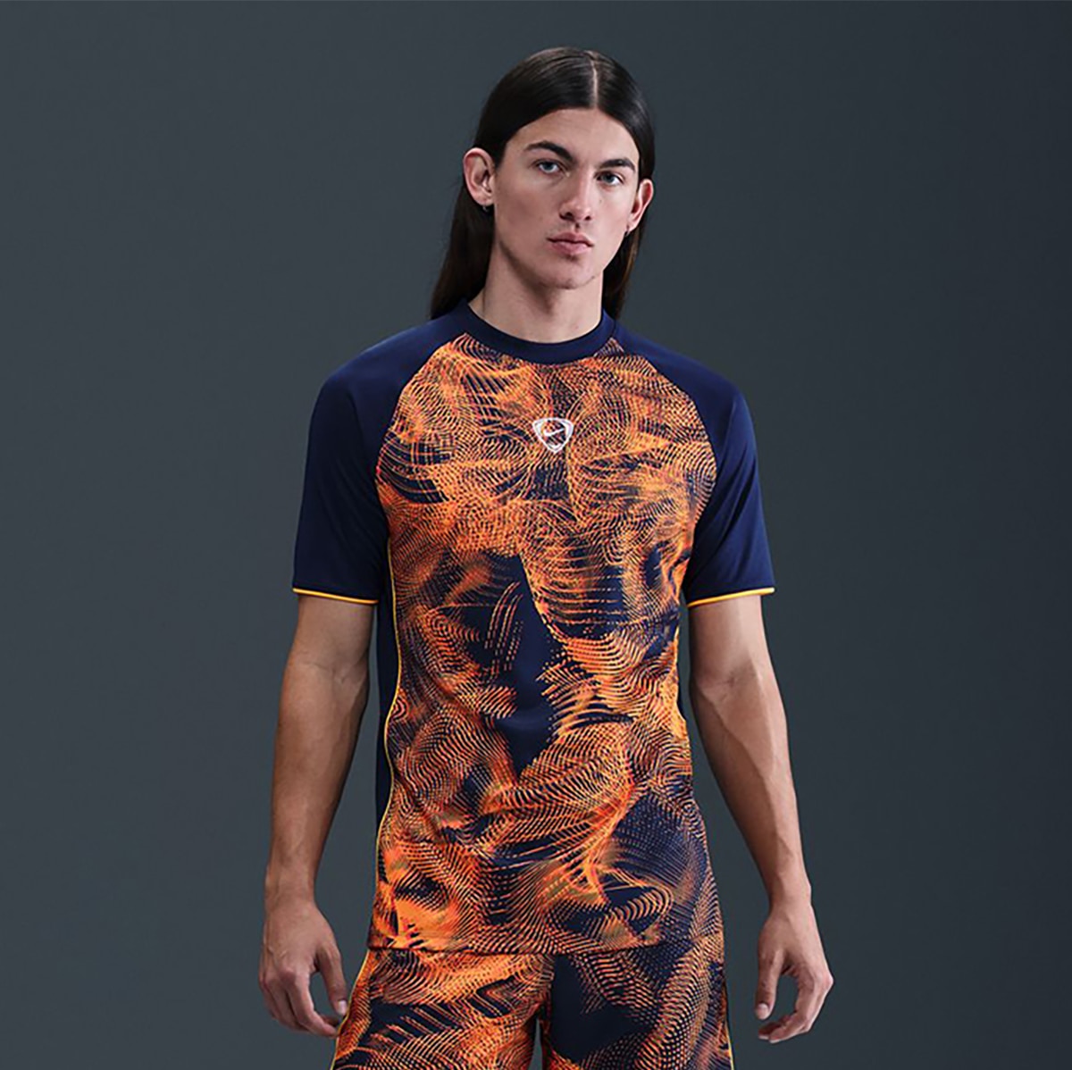 T-shirt de Homem Dri-FIT Academy+ Azul-1