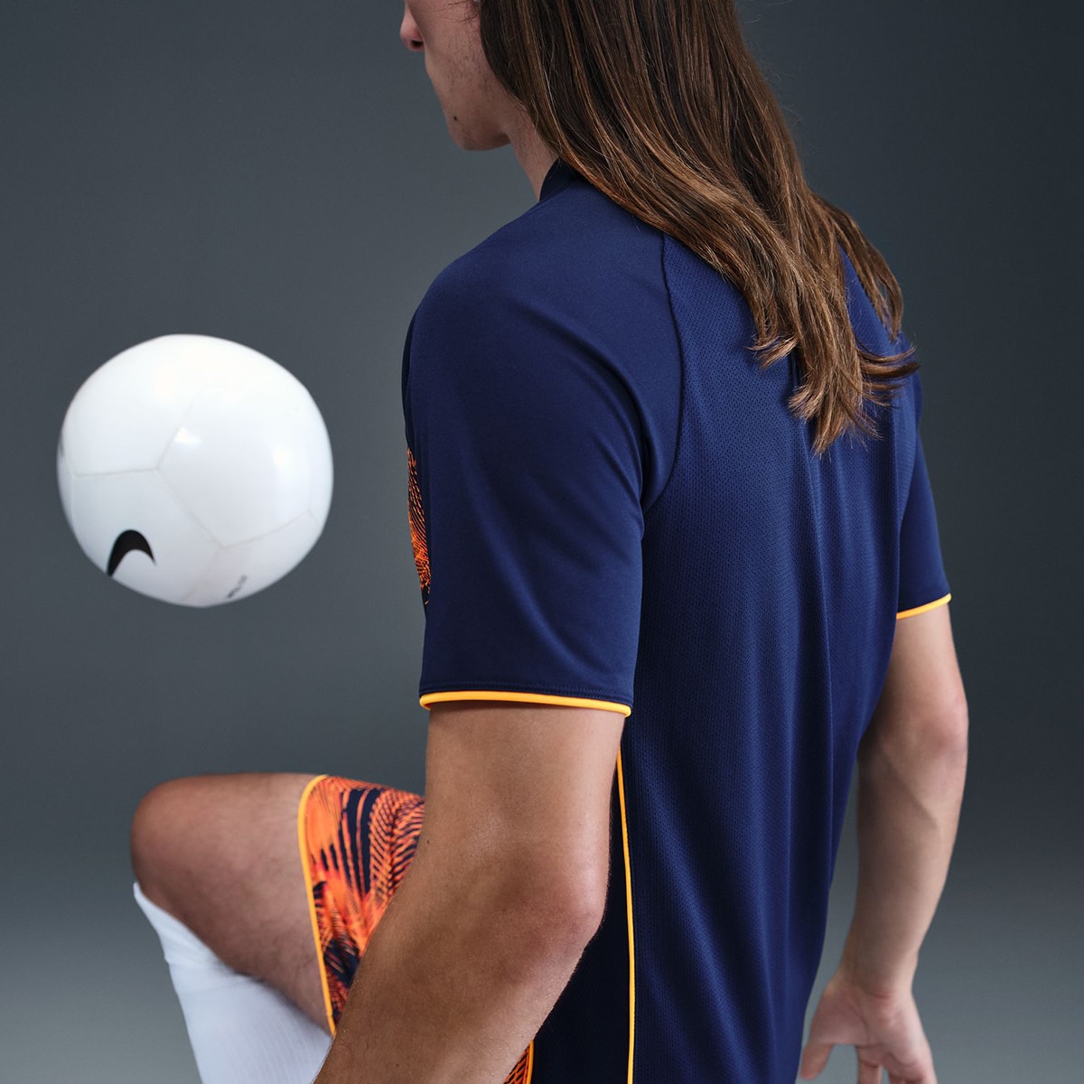 T-shirt de Homem Dri-FIT Academy+ Azul-4