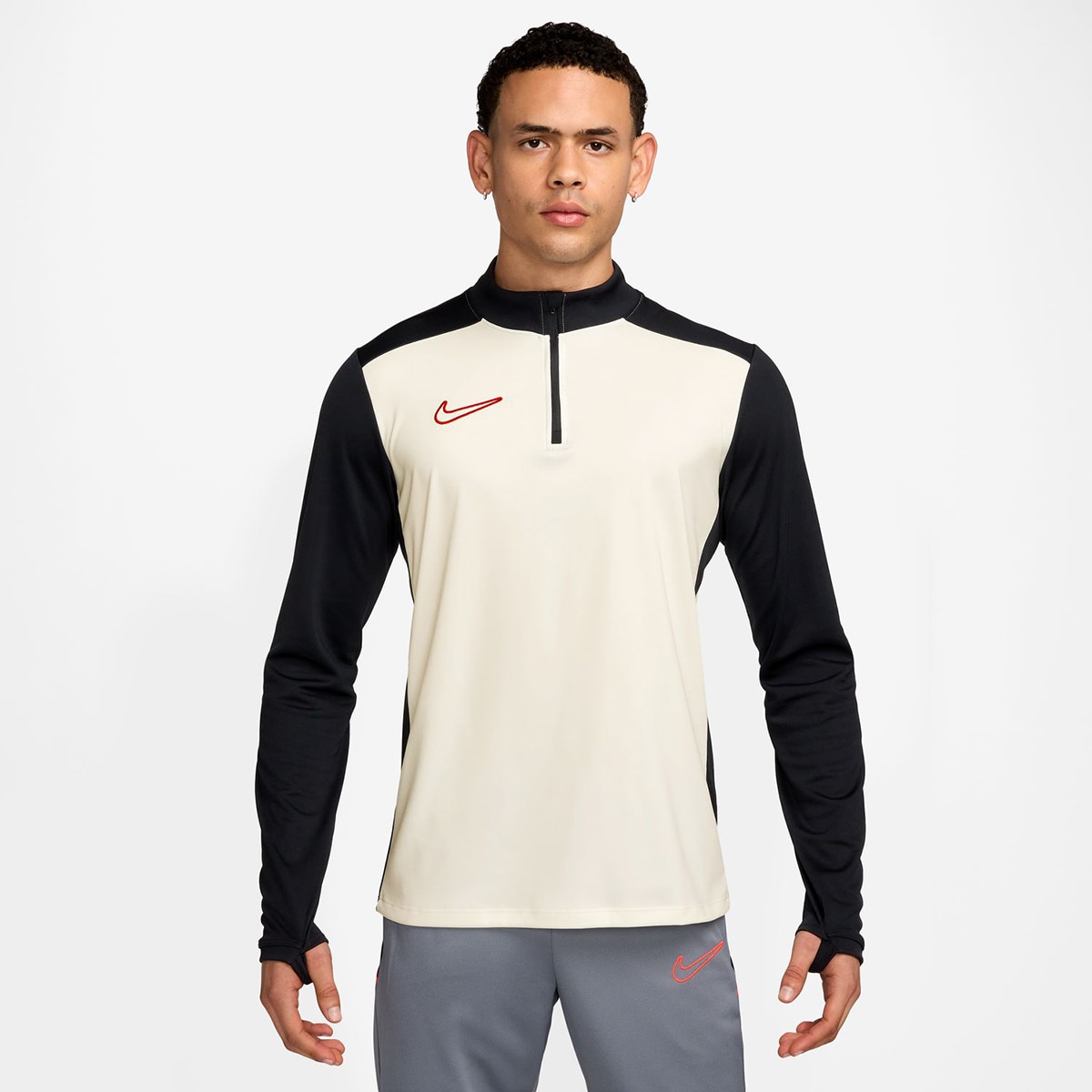 T-shirt de Homem Dri-FIT Academy25 Dril Top Br Branco-1
