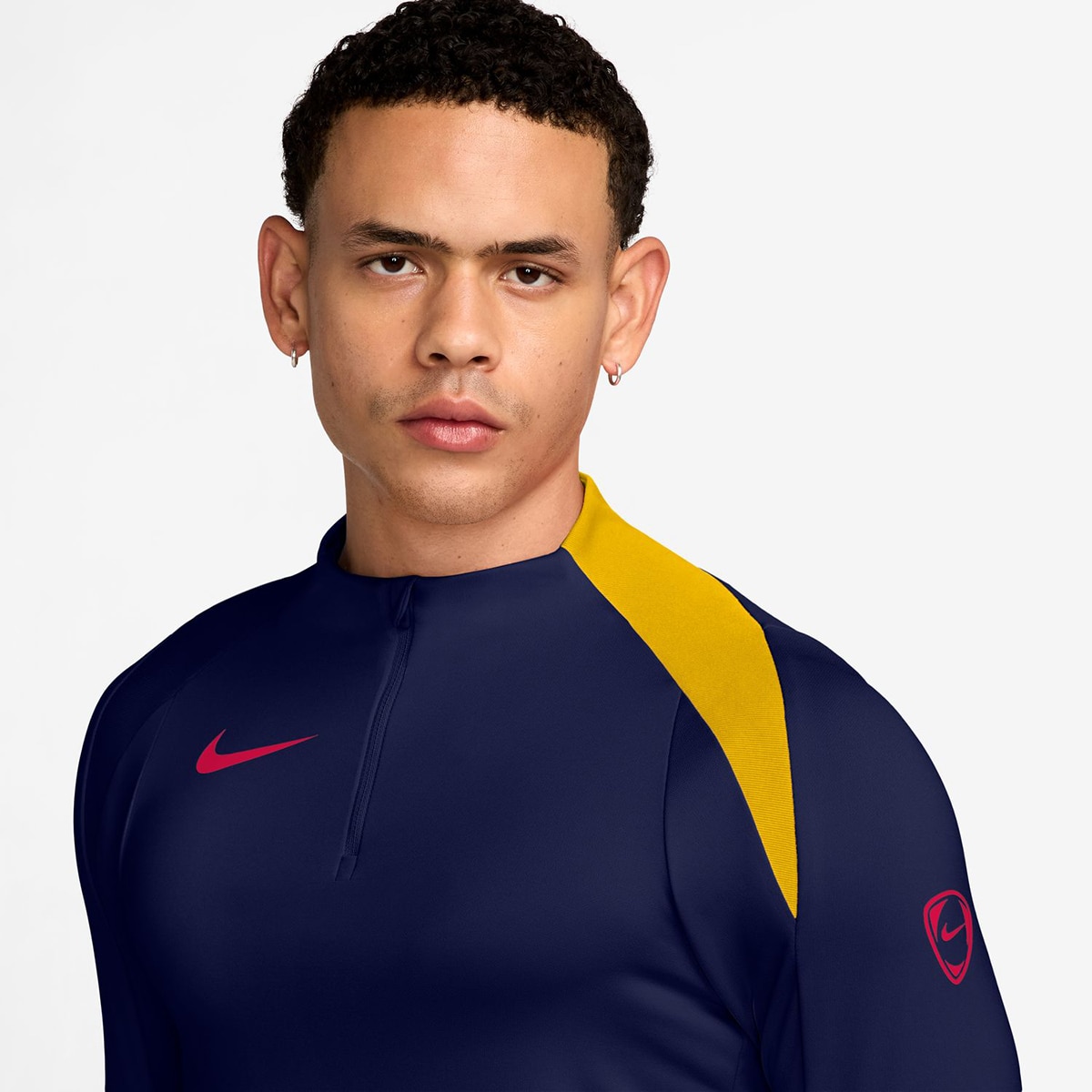 T-shirt de Homem Dri-FIT Strk Dril Top Total 90 Azul-3