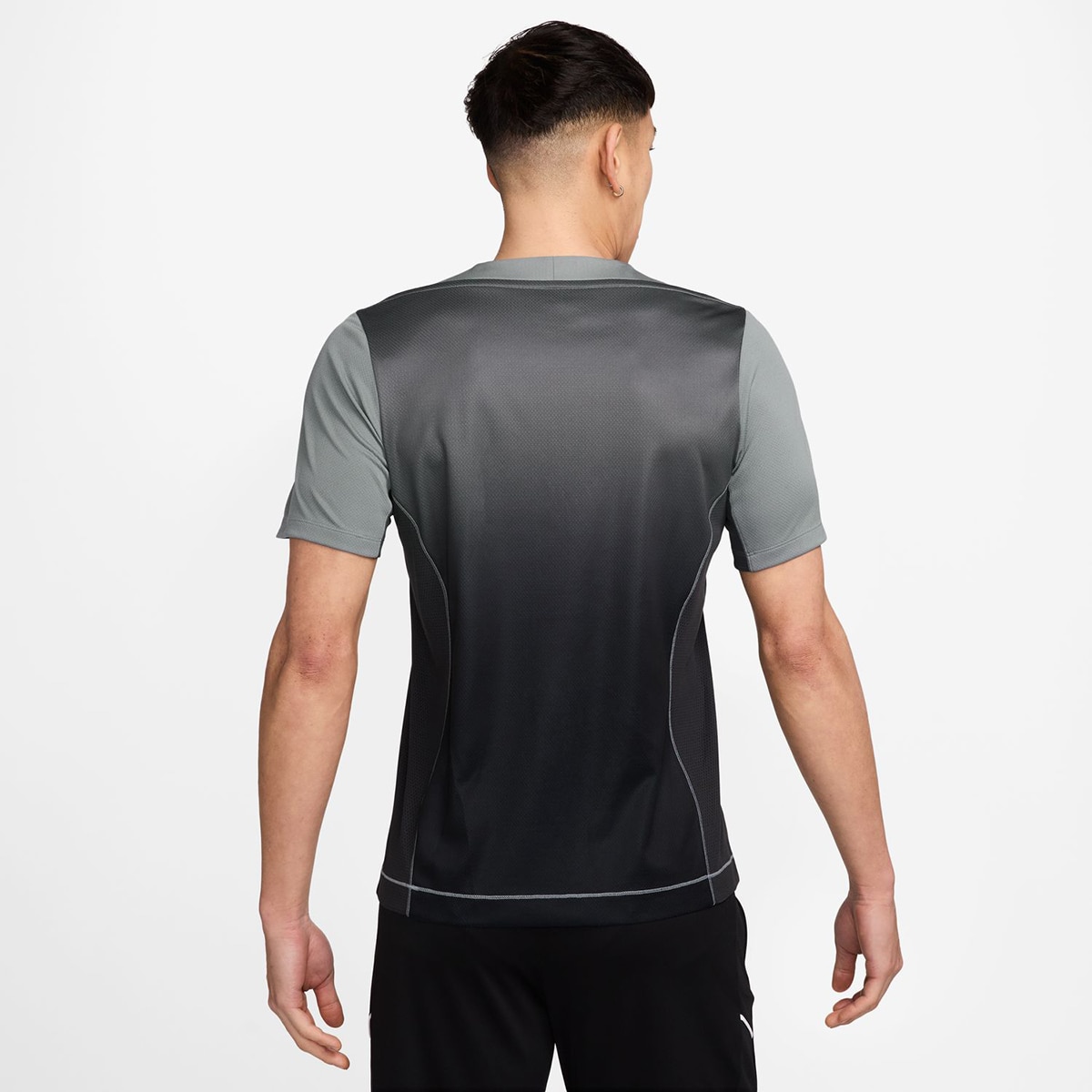 T-shirt de Homem Dri-FIT Strk+ Top Ss Aop Cinzento-2