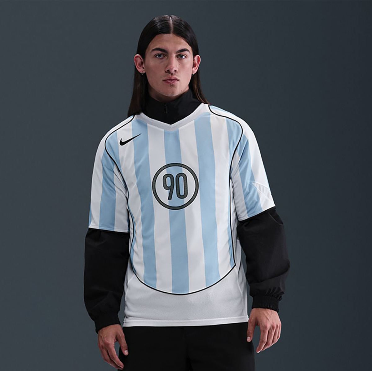 T-shirt de Homem Total 90 Energy Azul-1