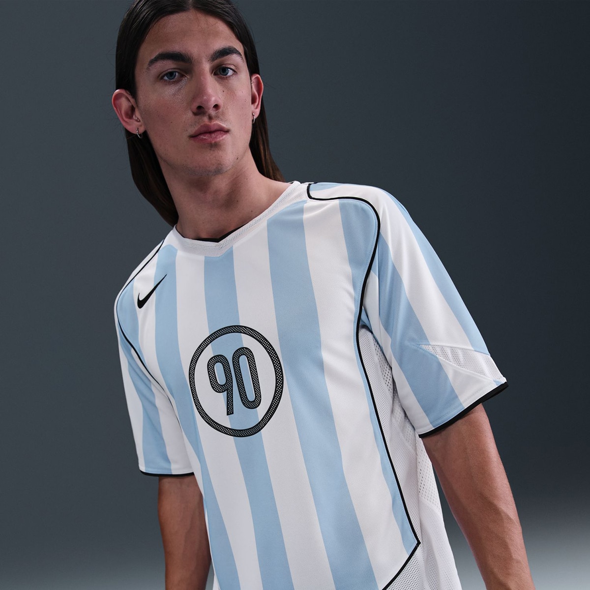 T-shirt de Homem Total 90 Energy Azul-4