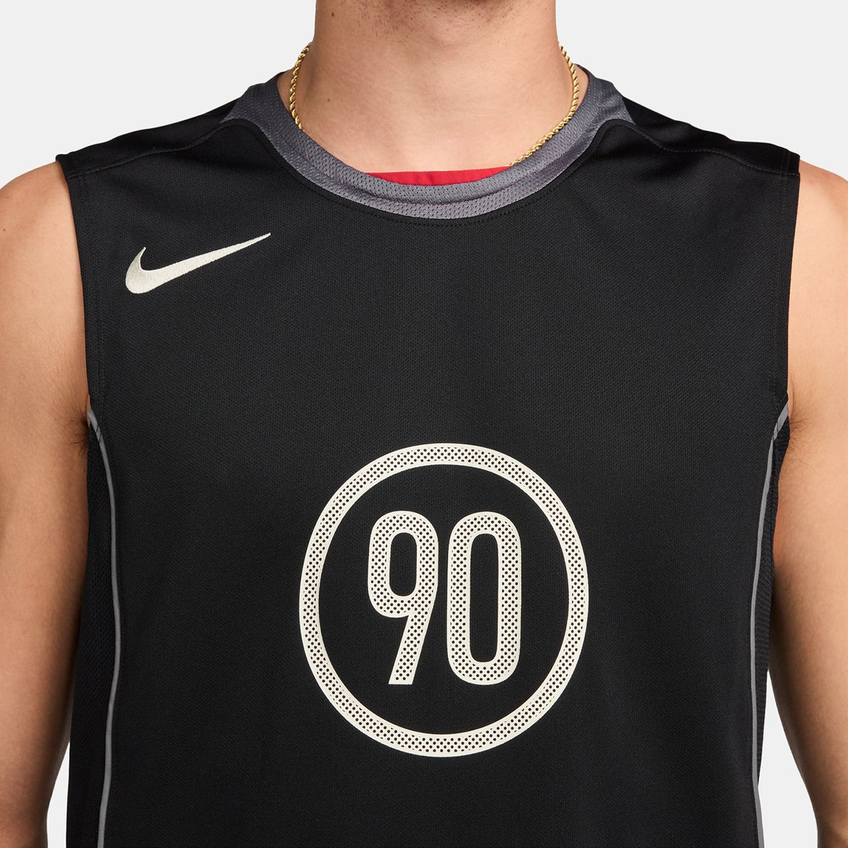 T-shirt de Homem Total 90 Preto-3