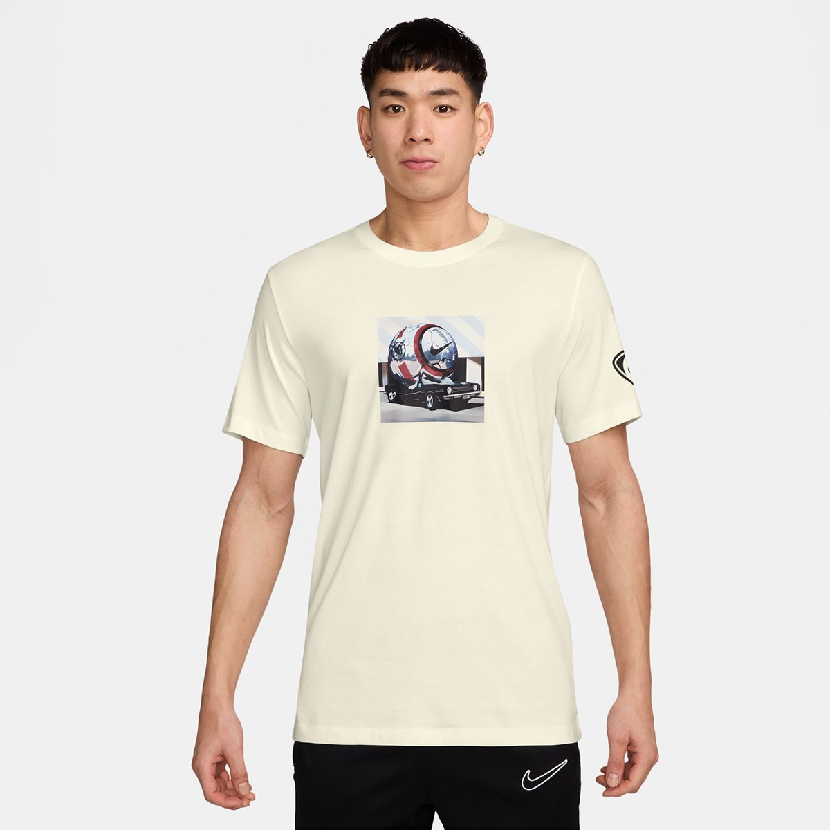 T-shirt de Homem Tee Total 90 Branco-1
