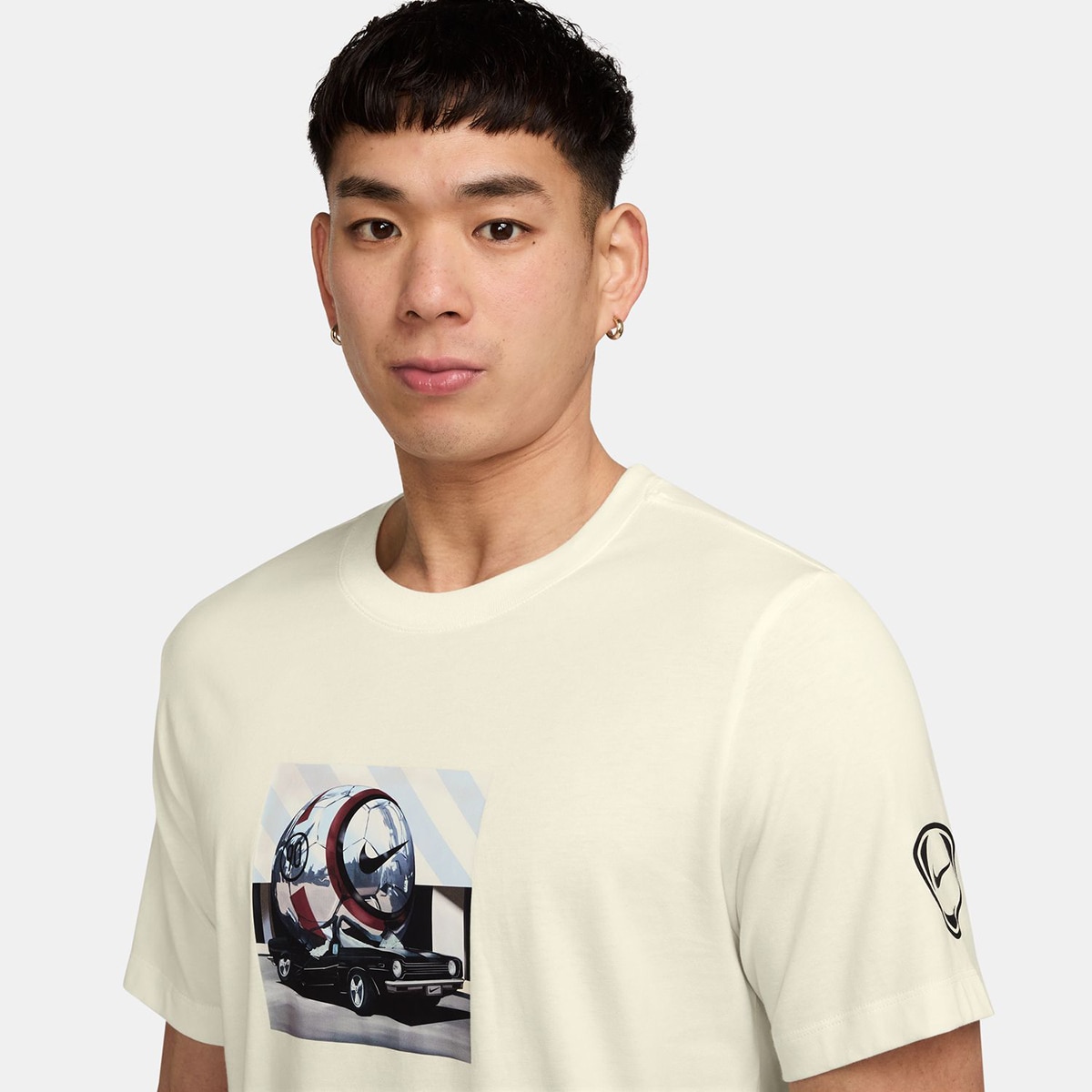 T-shirt de Homem Tee Total 90 Branco-3