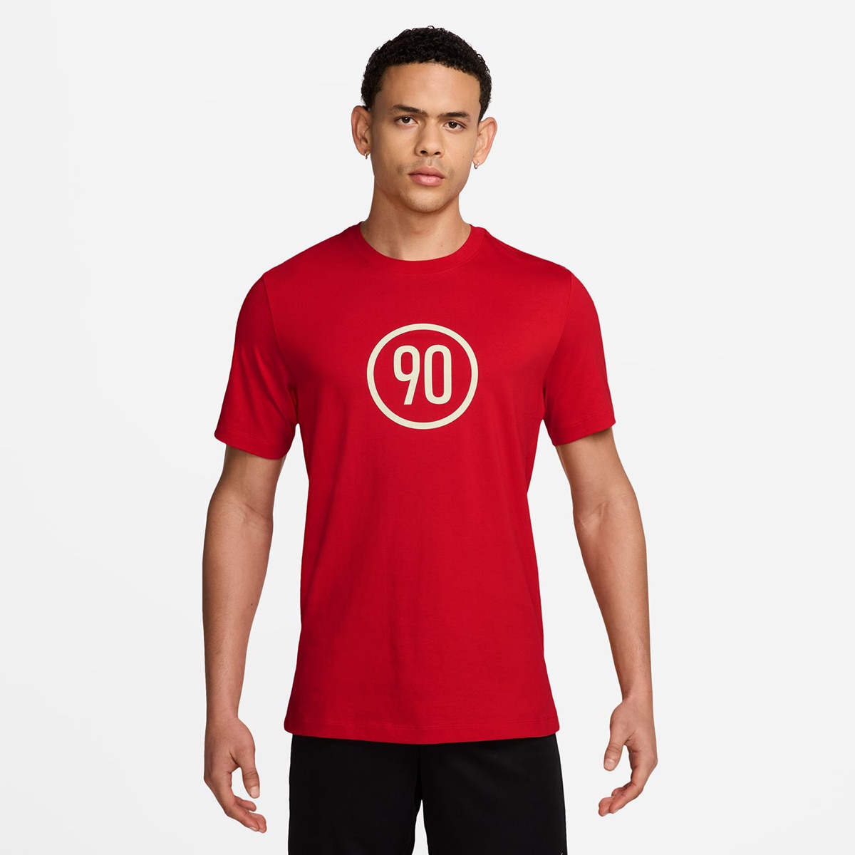T-shirt de Homem Tee Total 90 2 Vermelho-1