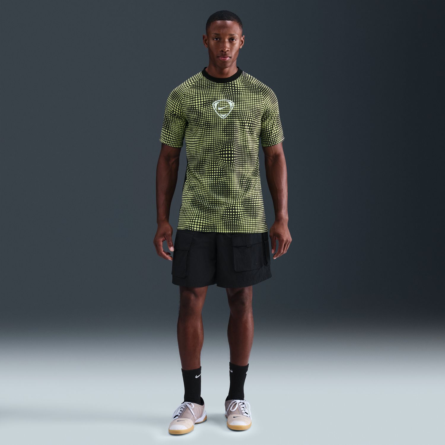 T-shirt de homem Dri-FIT Academy Nike Estampado-4