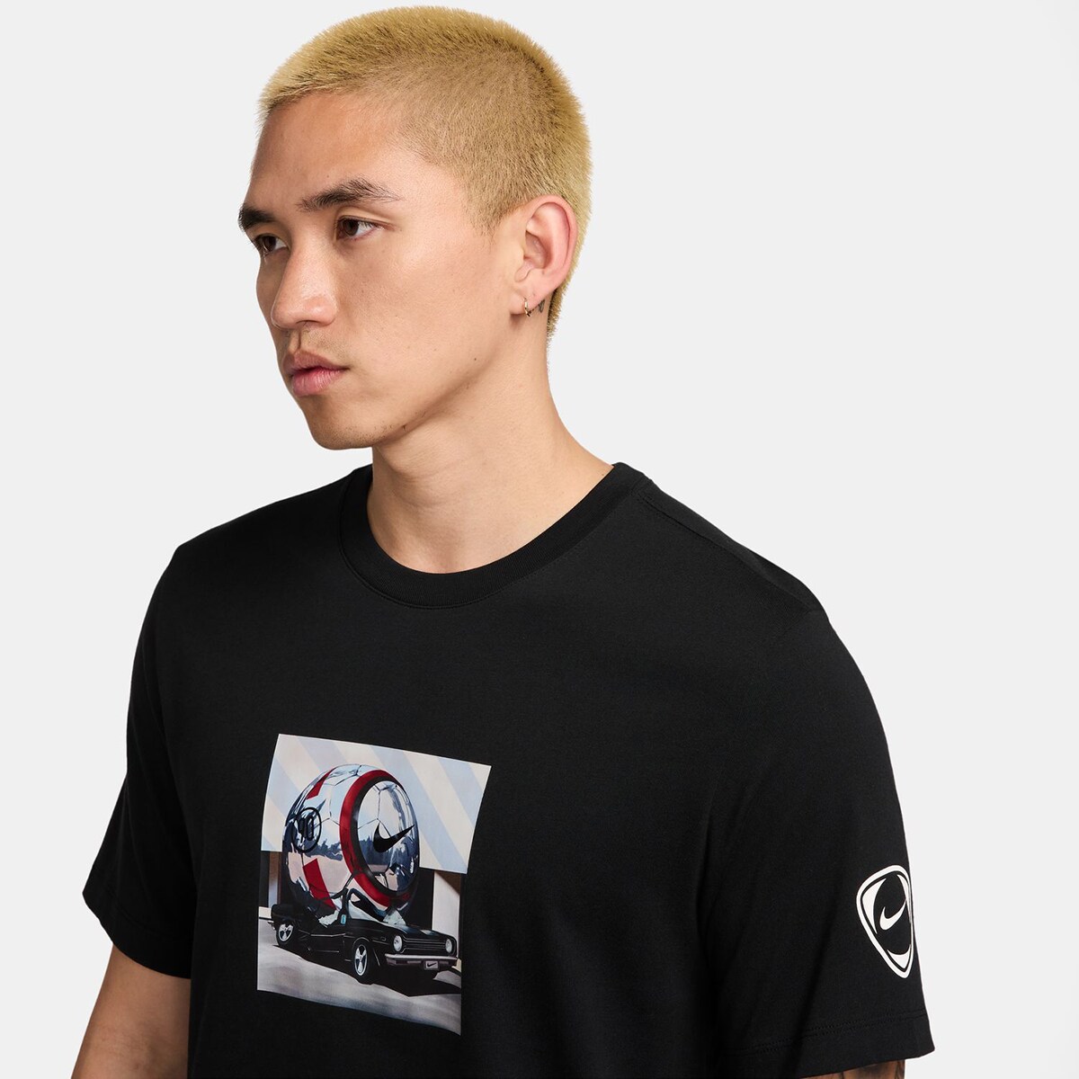 T-shirt de Homem Tee Total 90 Preto-3