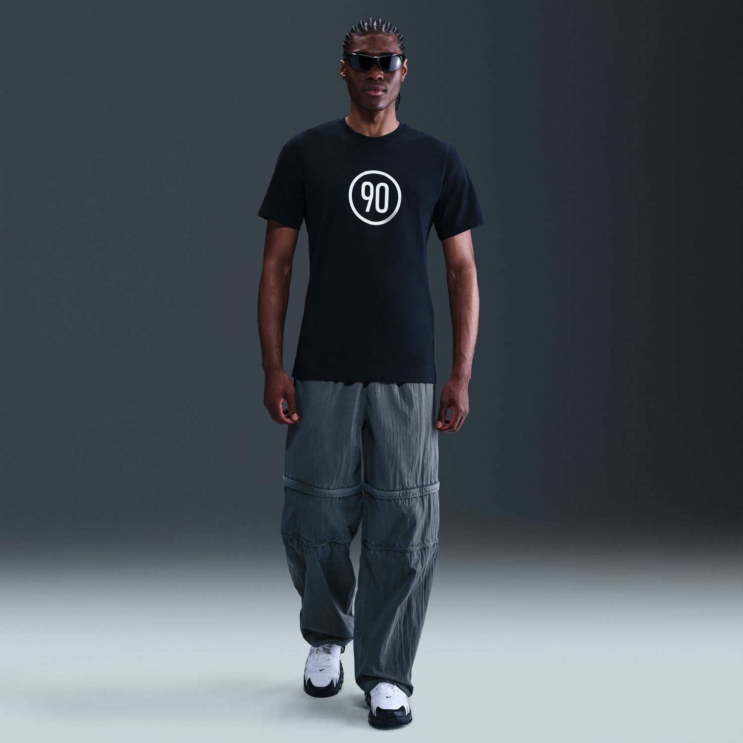 T-shirt de Homem Tee Total 90 Preto-4